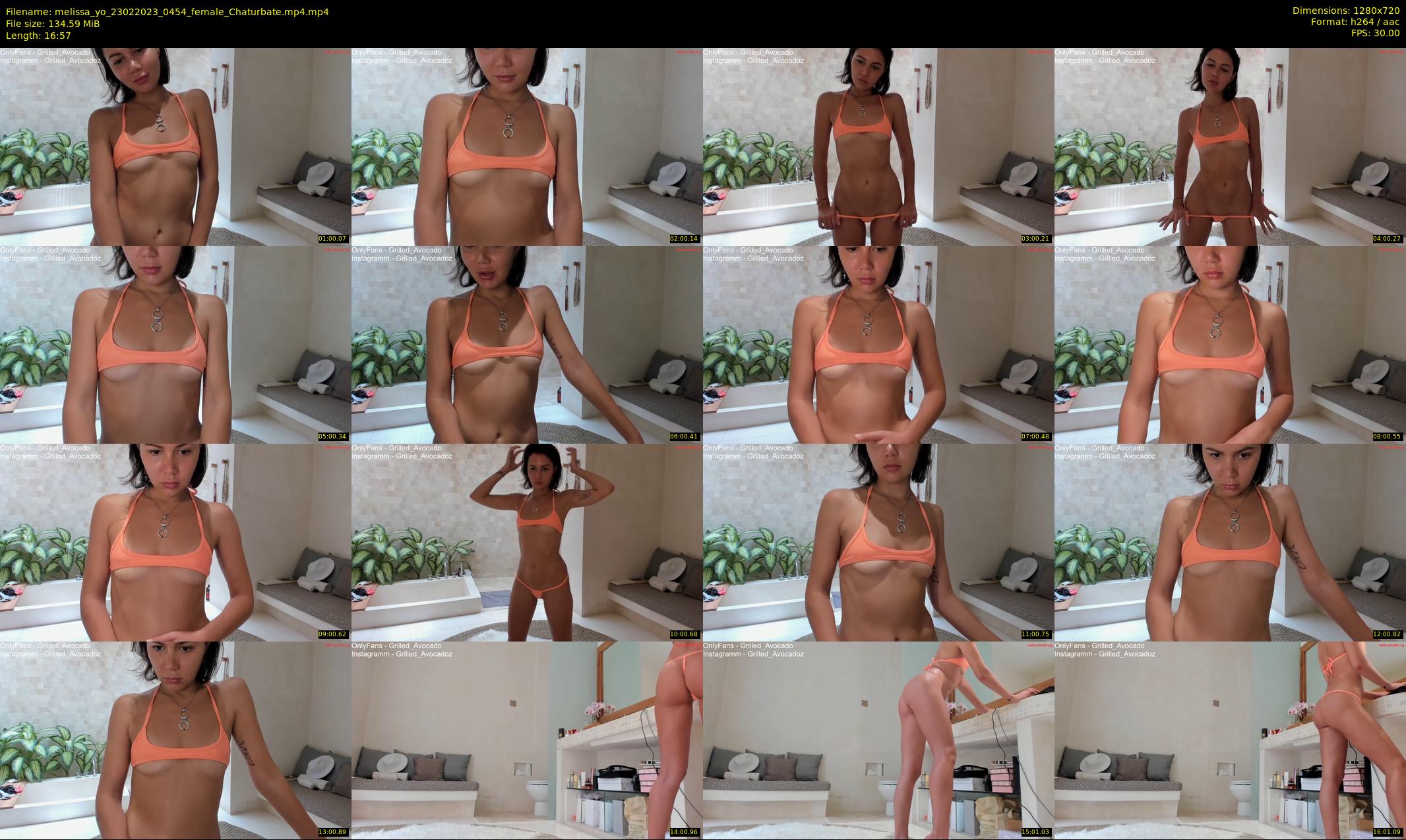 melissa_yo — 17 minute Chaturbate female cam show recording, 720p, Feb 23, 2023