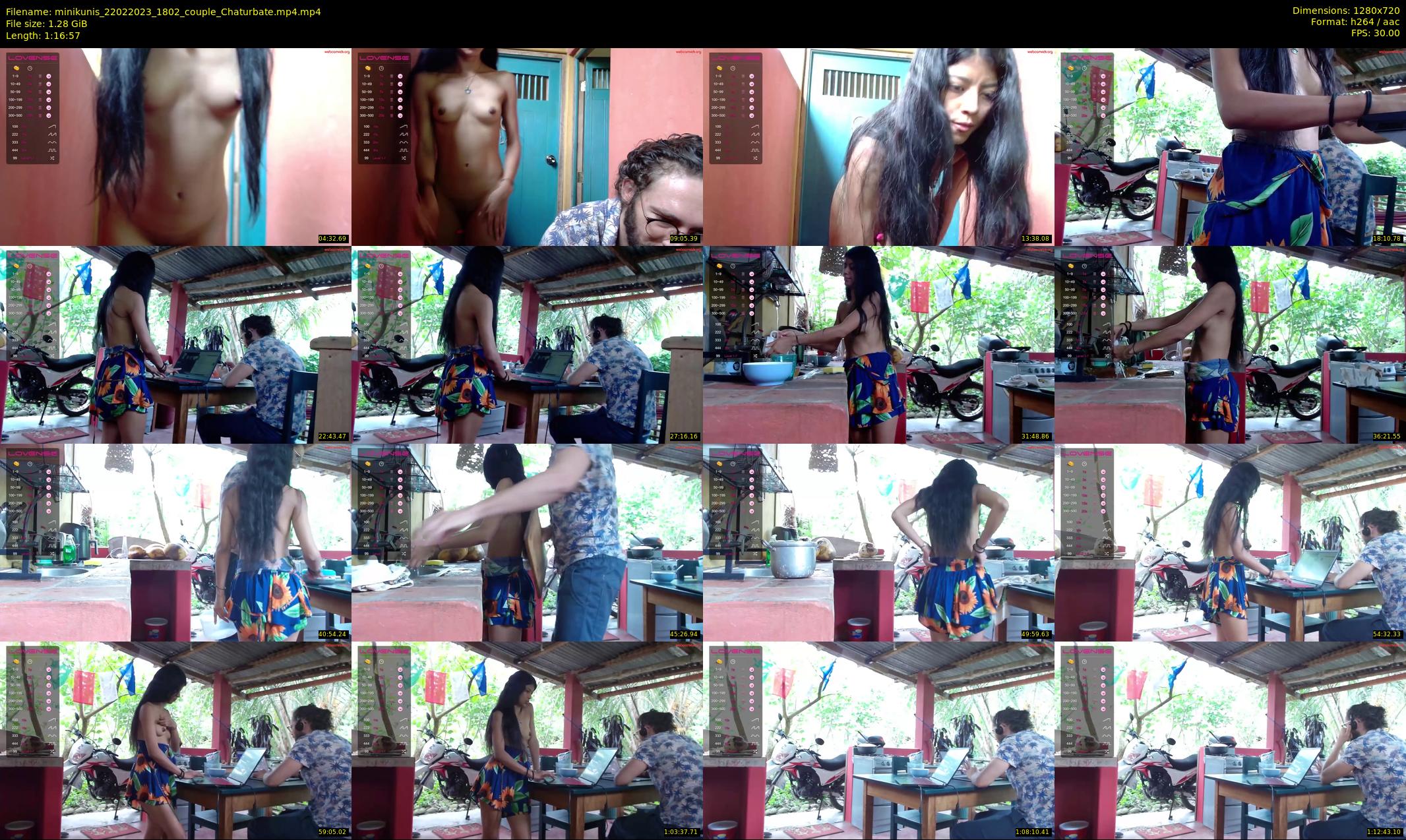 minikunis — 77 minute Chaturbate couple cam show recording, 720p, Feb 22, 2023