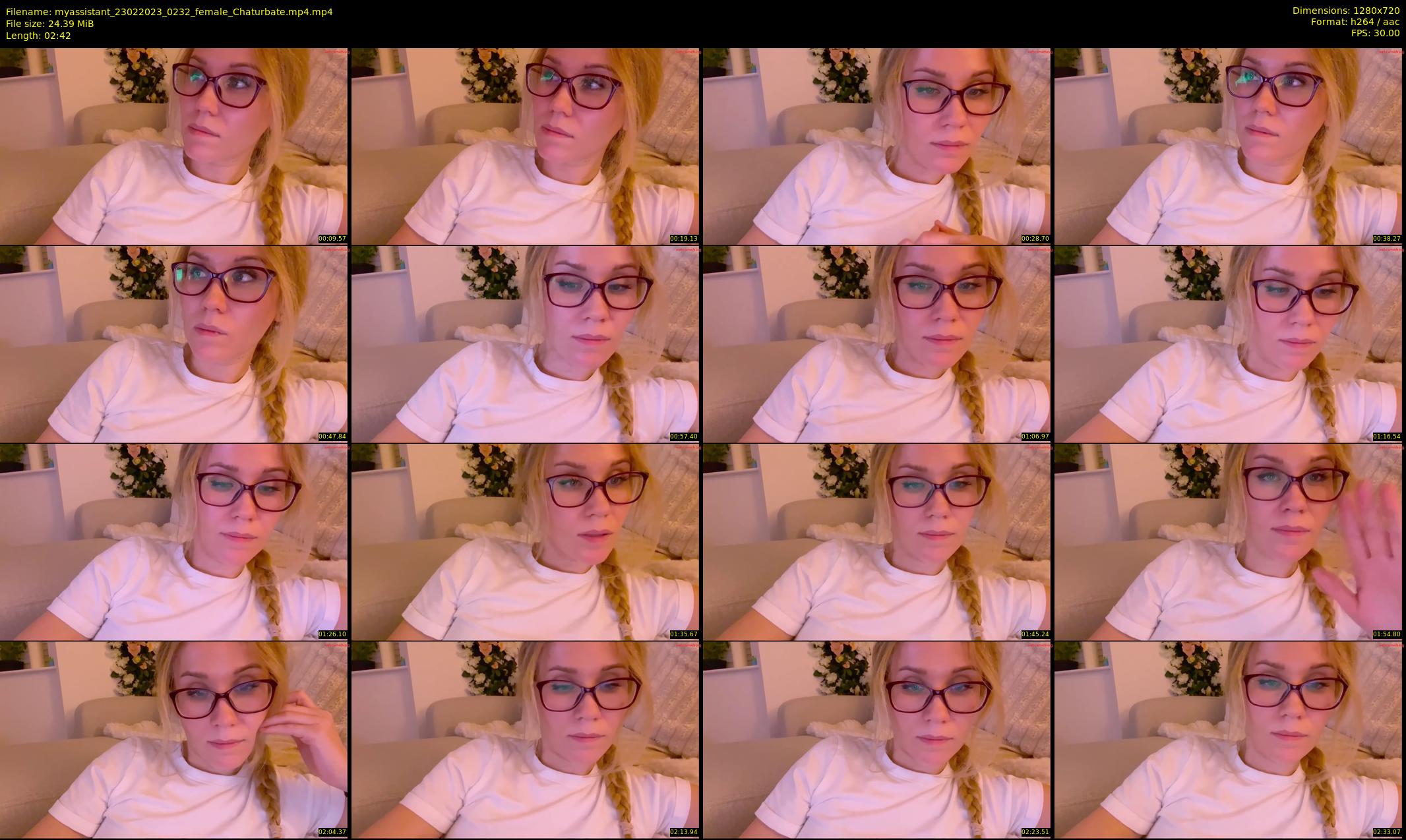 myassistant — 3 minute Chaturbate female cam show recording, 720p, Feb 23, 2023