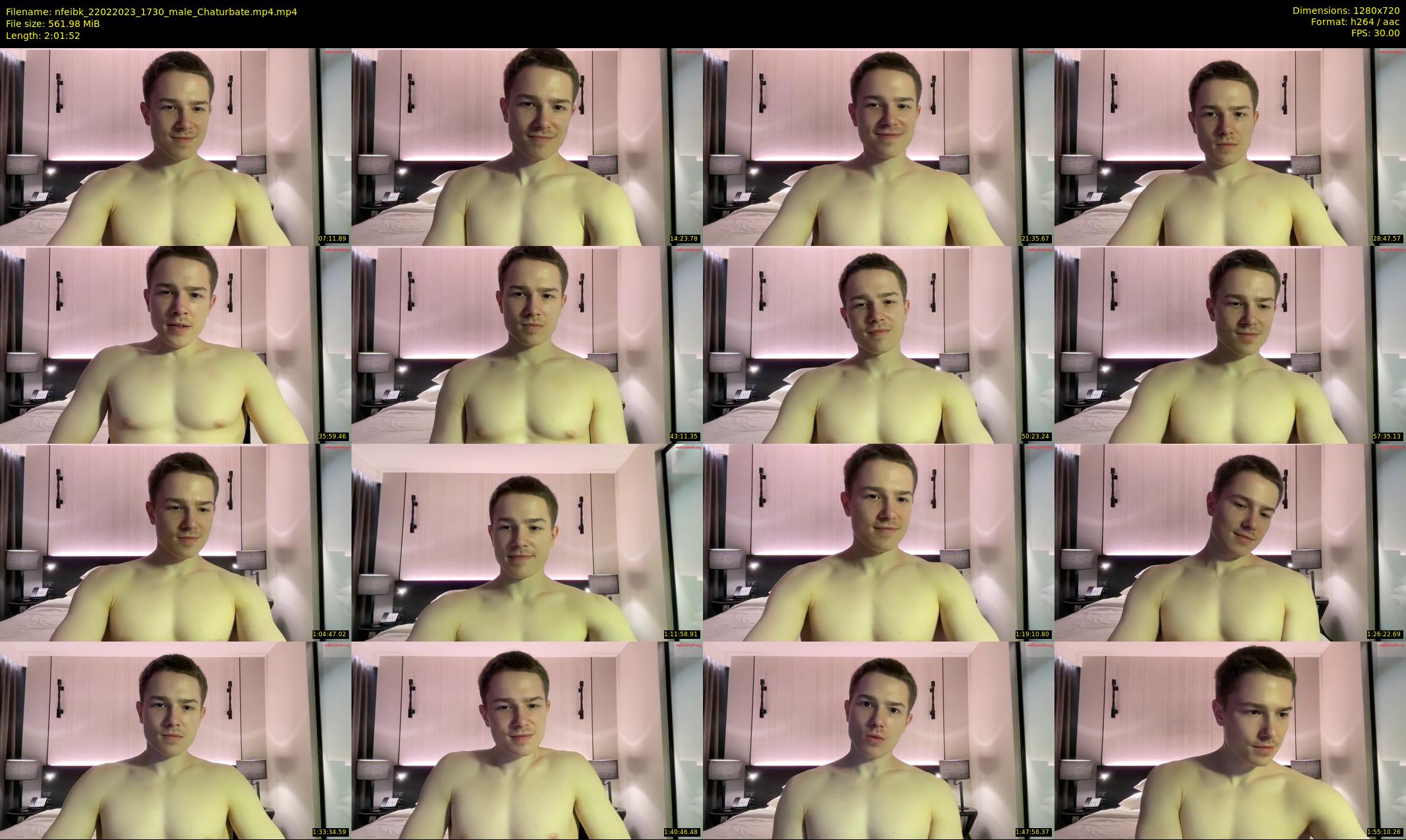 nfeibk — 122 minute Chaturbate male cam show recording, 720p, Feb 22, 2023