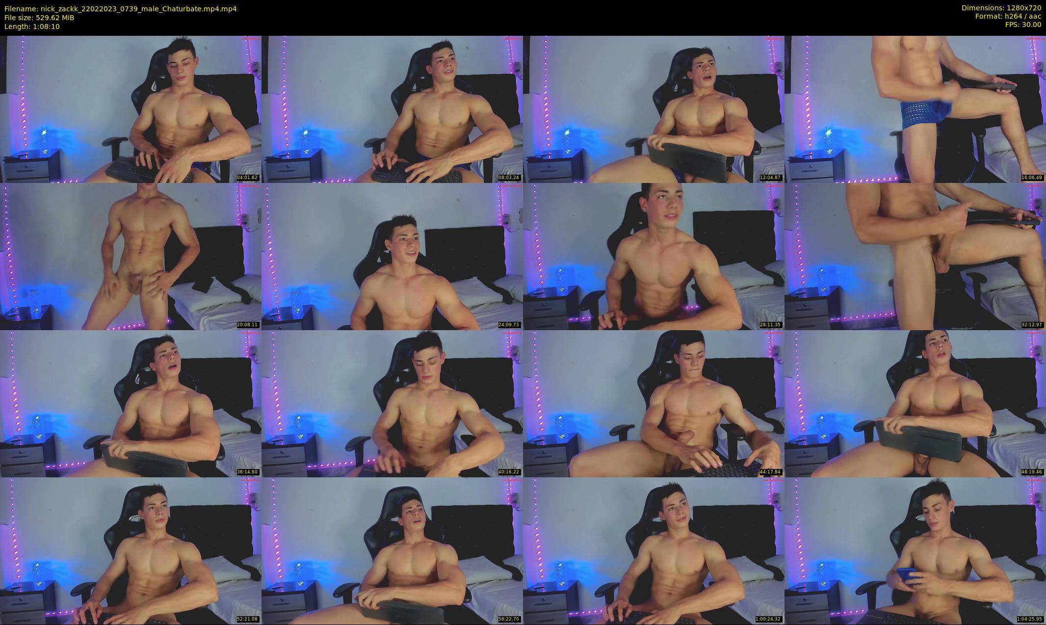 nick_zackk — 69 minute Chaturbate male cam show recording, 720p, Feb 22, 2023