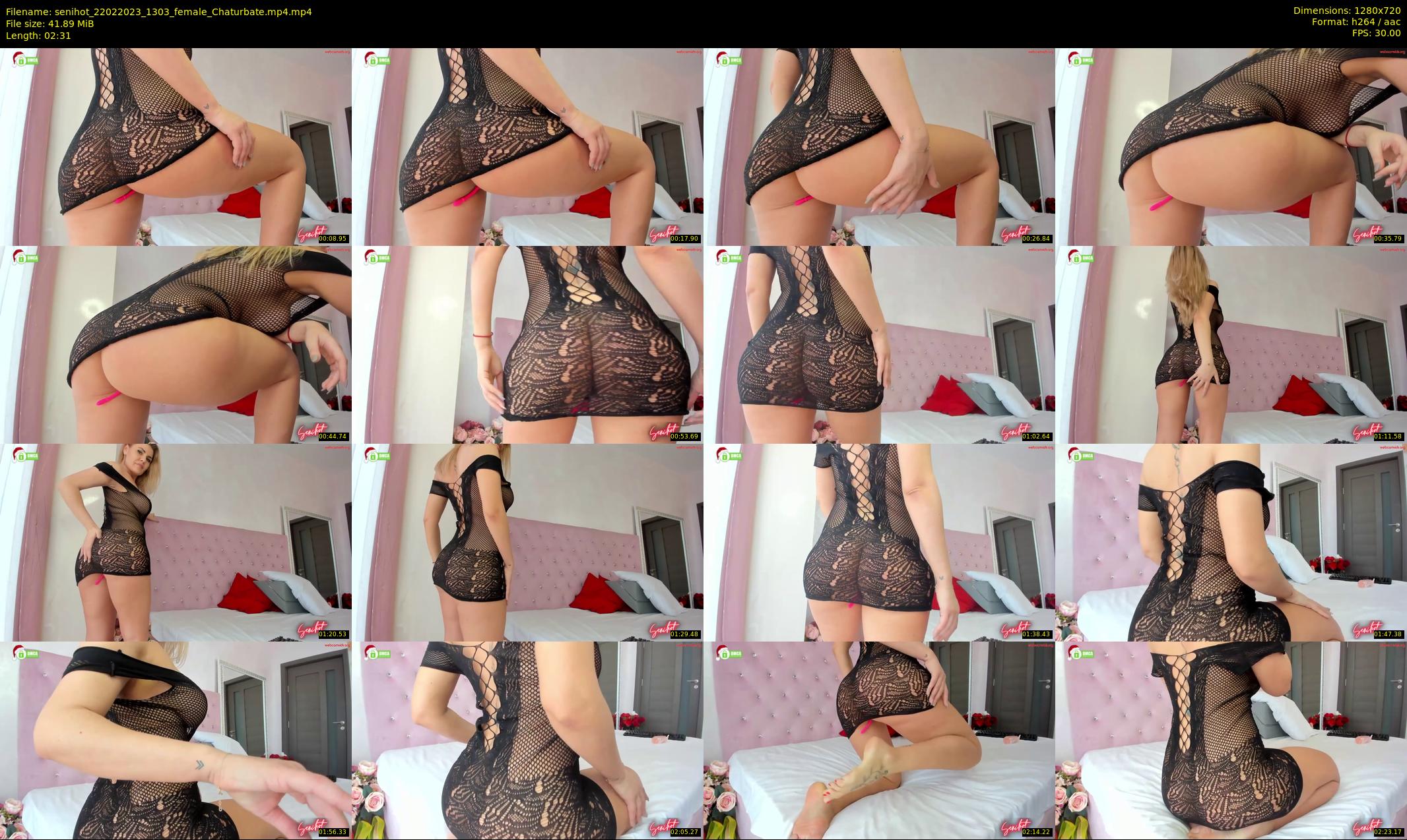 senihot — 3 minute Chaturbate female cam show recording, 720p, Feb 22, 2023