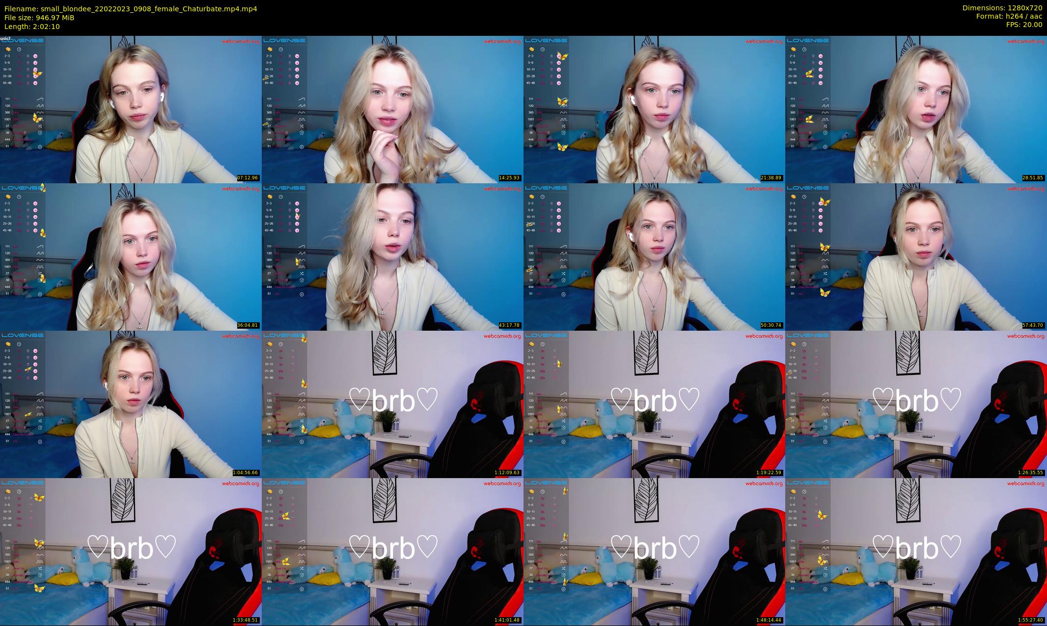 small_blondee — 123 minute Chaturbate female cam show recording, 720p, Feb 22, 2023
