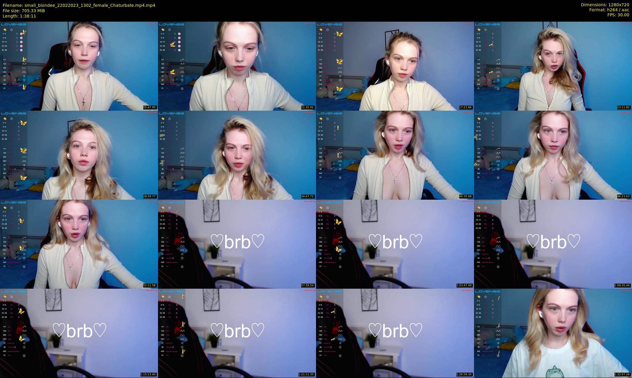 small_blondee — 99 minute Chaturbate female cam show recording, 720p, Feb 22, 2023