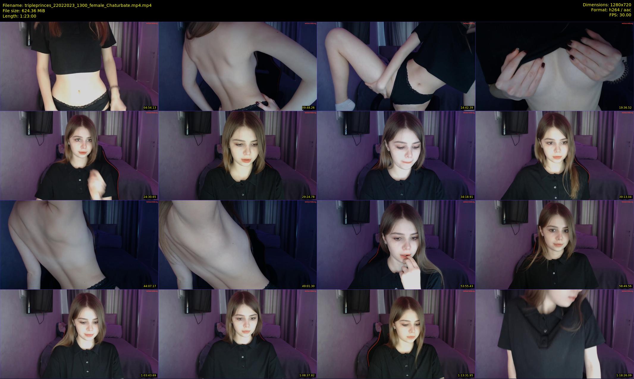 tripleprinces — 83 minute Chaturbate female cam show recording, 720p, Feb 22, 2023