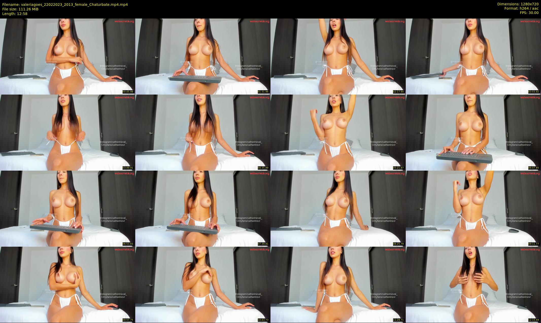 valeriagoes — 13 minute Chaturbate female cam show recording, 720p, Feb 22, 2023