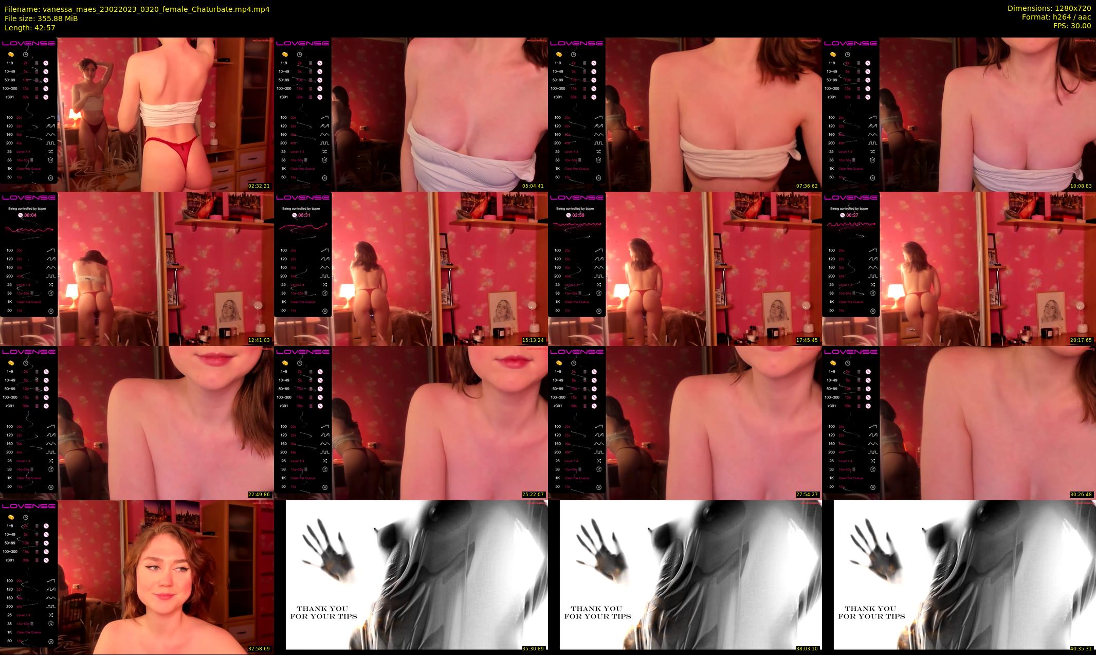 vanessa_maes — 43 minute Chaturbate female cam show recording, 720p, Feb 23, 2023