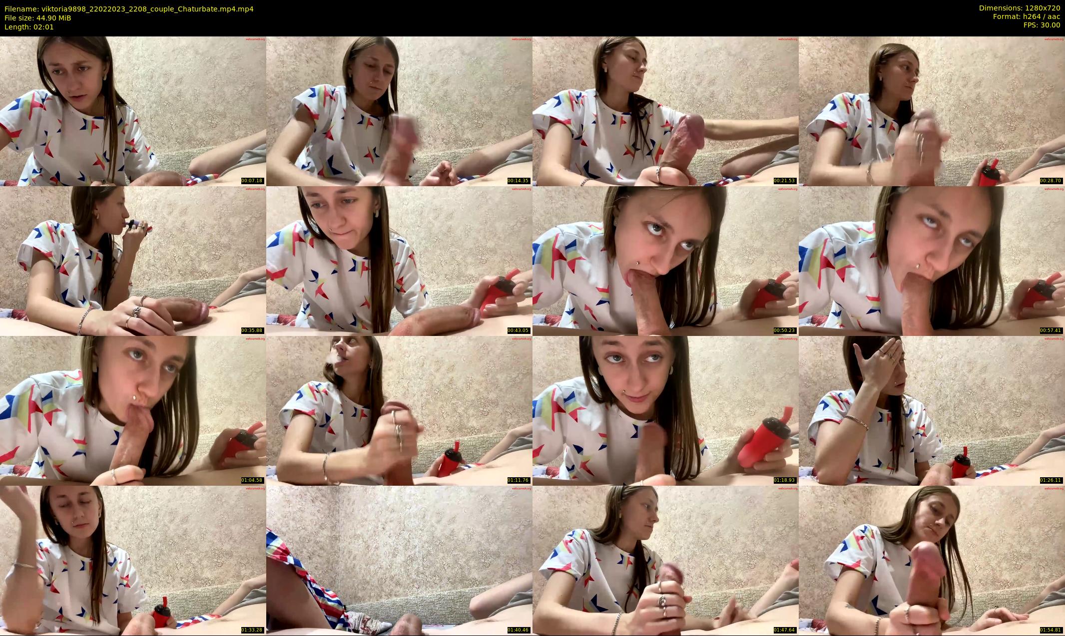 viktoria9898 — 3 minute Chaturbate couple cam show recording, 720p, Feb 22, 2023