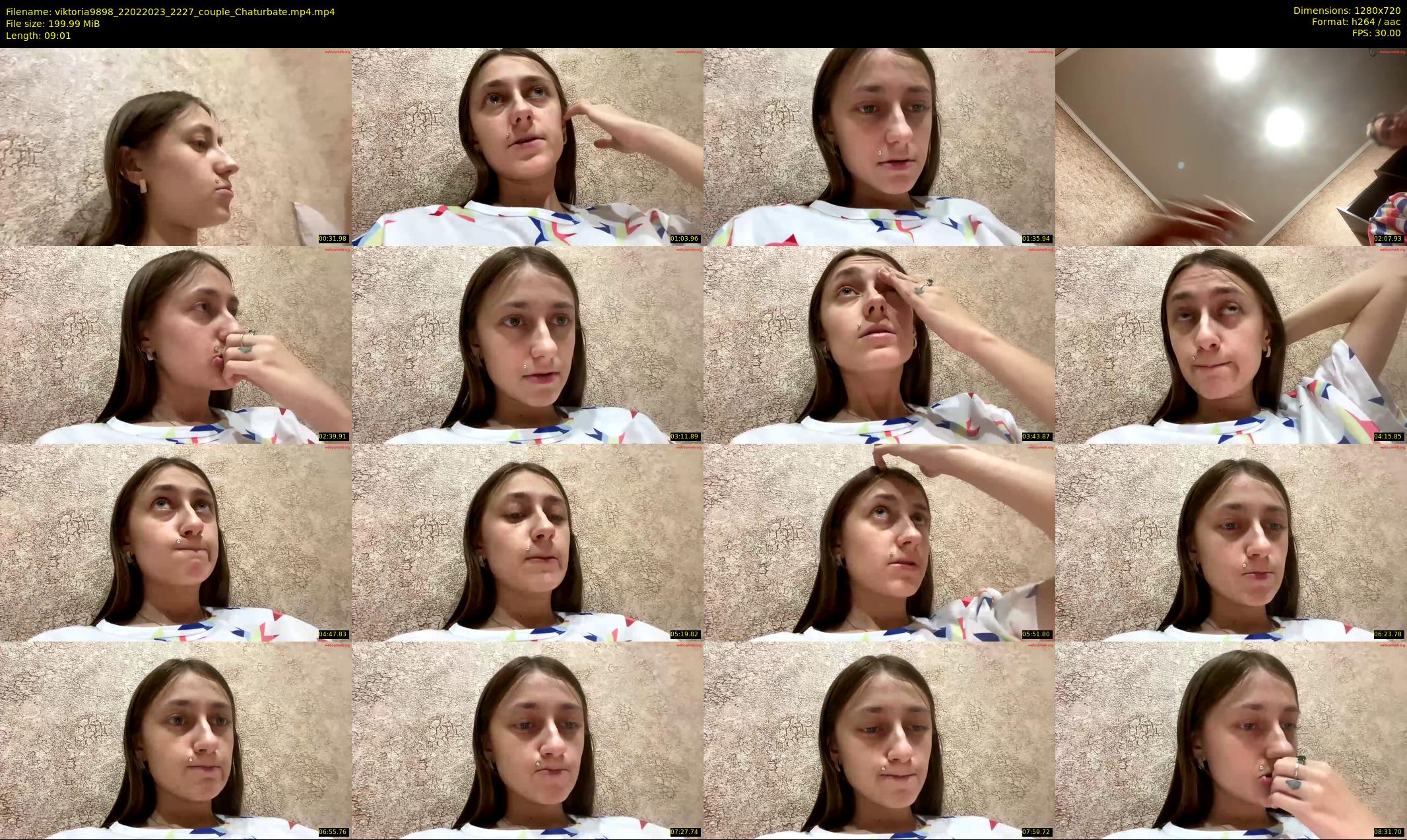 viktoria9898 — 10 minute Chaturbate couple cam show recording, 720p, Feb 22, 2023