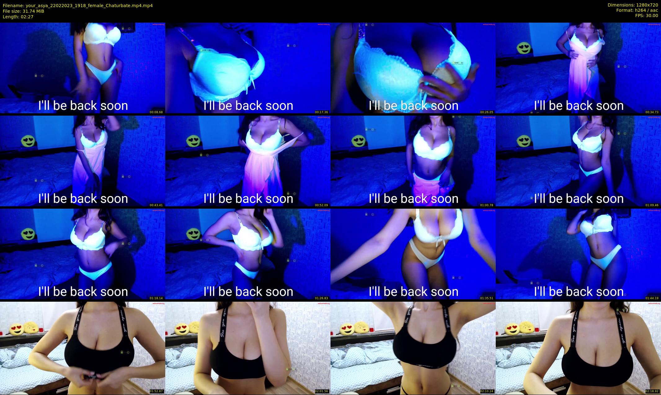 your_asya — 3 minute Chaturbate female cam show recording, 720p, Feb 22, 2023