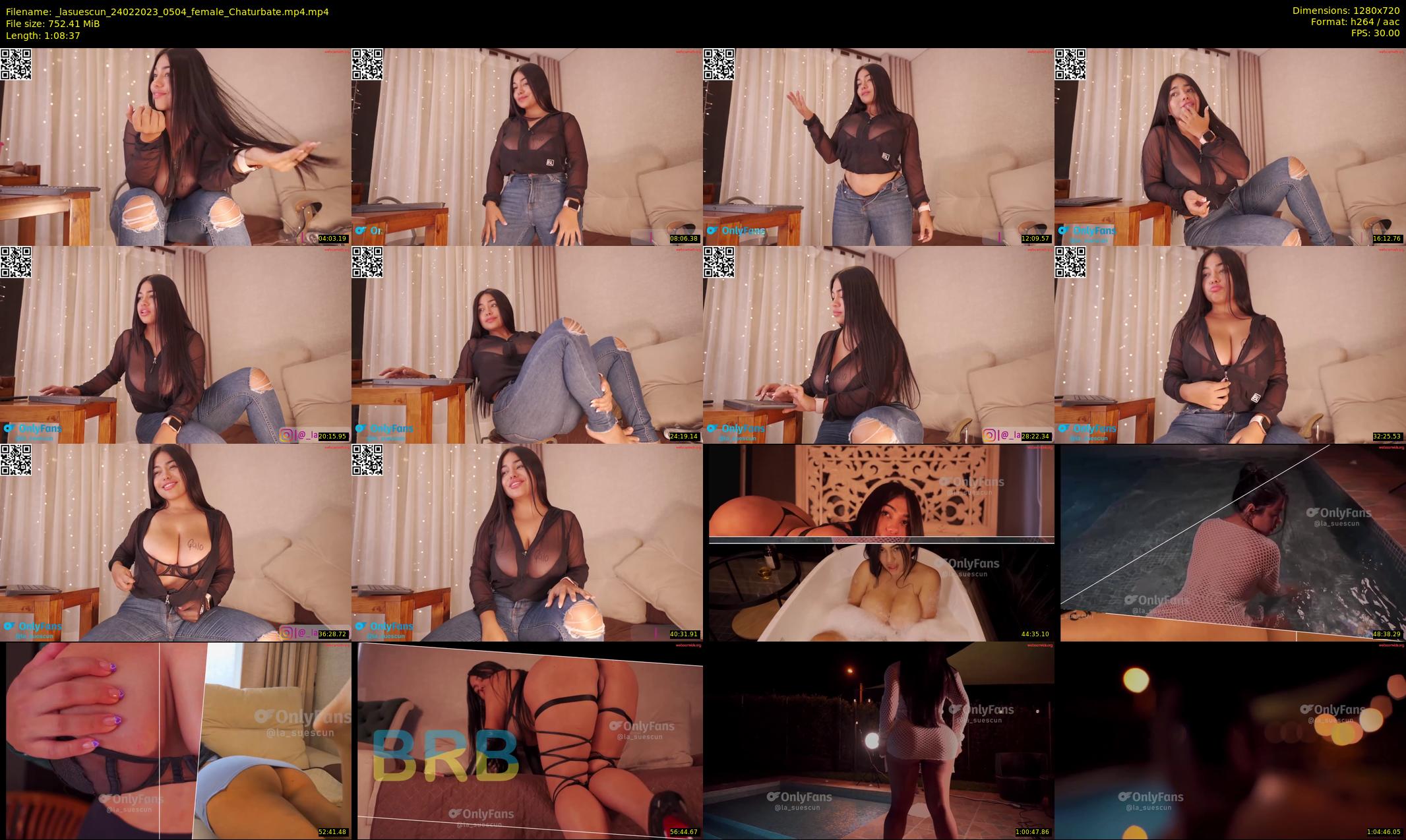 _lasuescun — 69 minute Chaturbate female cam show recording, 720p, Feb 24, 2023