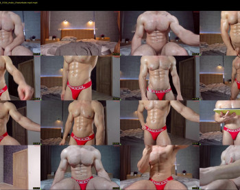 adam_muscle_ — 50 minute Chaturbate male cam show recording, 720p, Feb 23, 2023