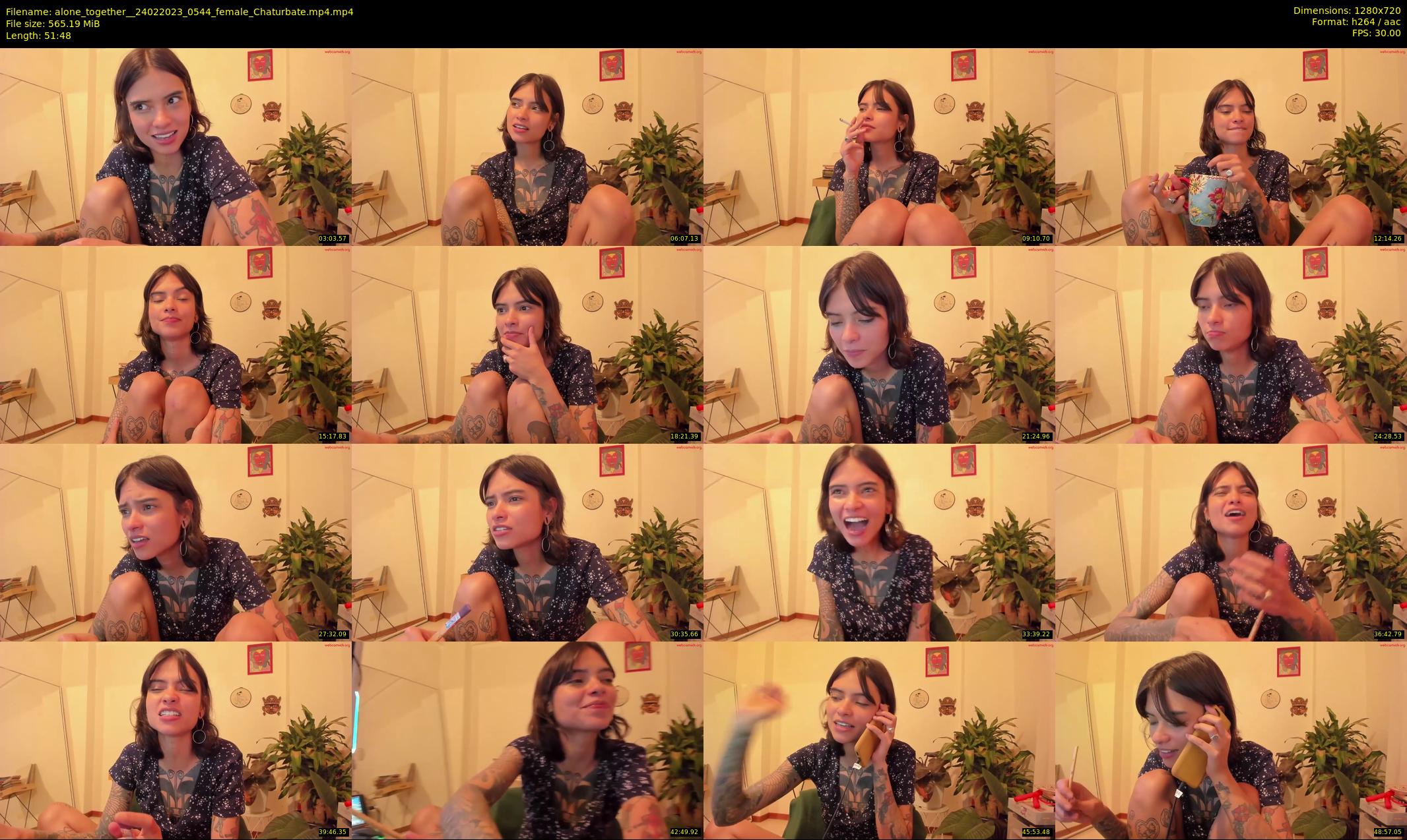 alone_together_ — 52 minute Chaturbate female cam show recording, 720p, Feb 24, 2023