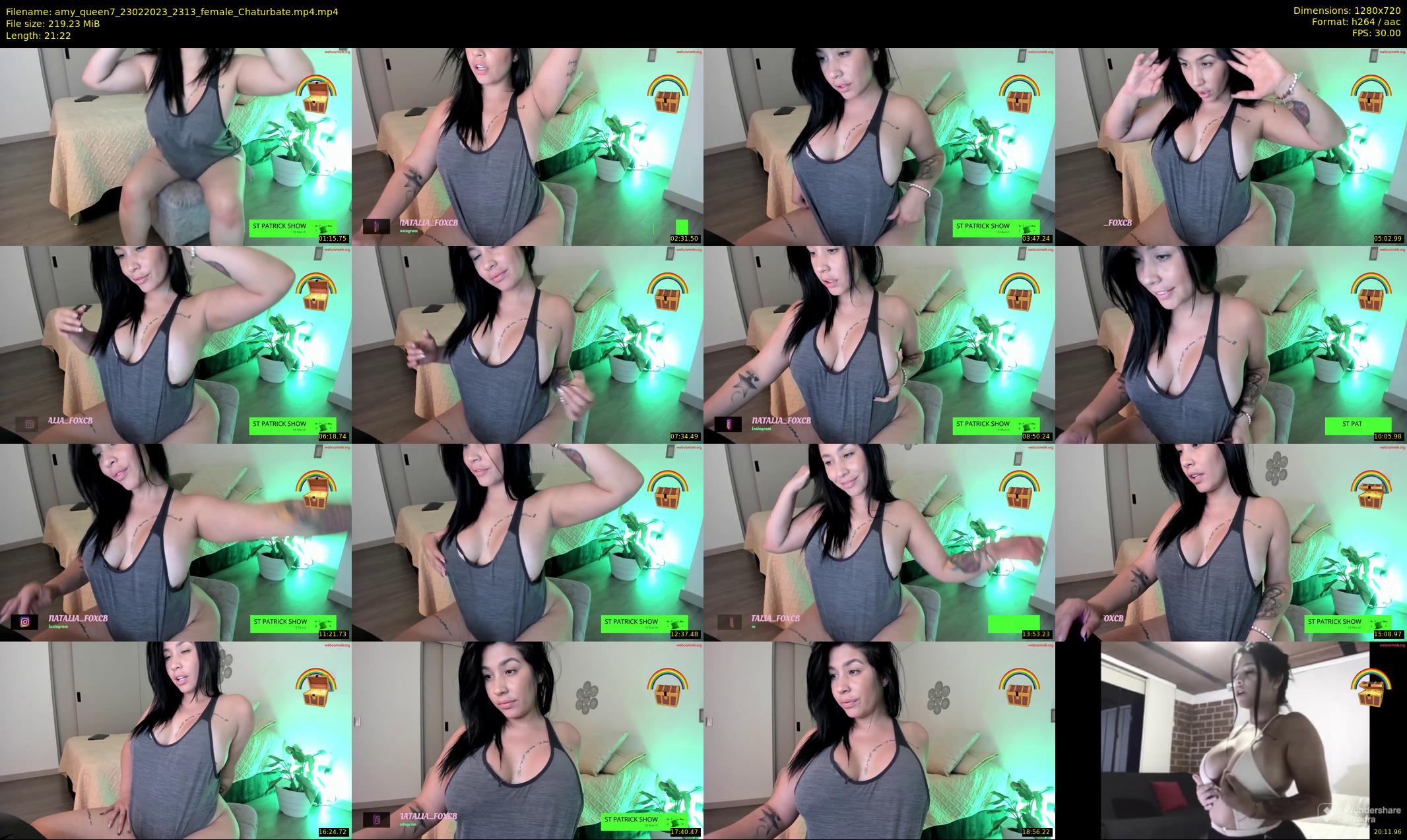 amy_queen7 — 22 minute Chaturbate female cam show recording, 720p, Feb 23, 2023