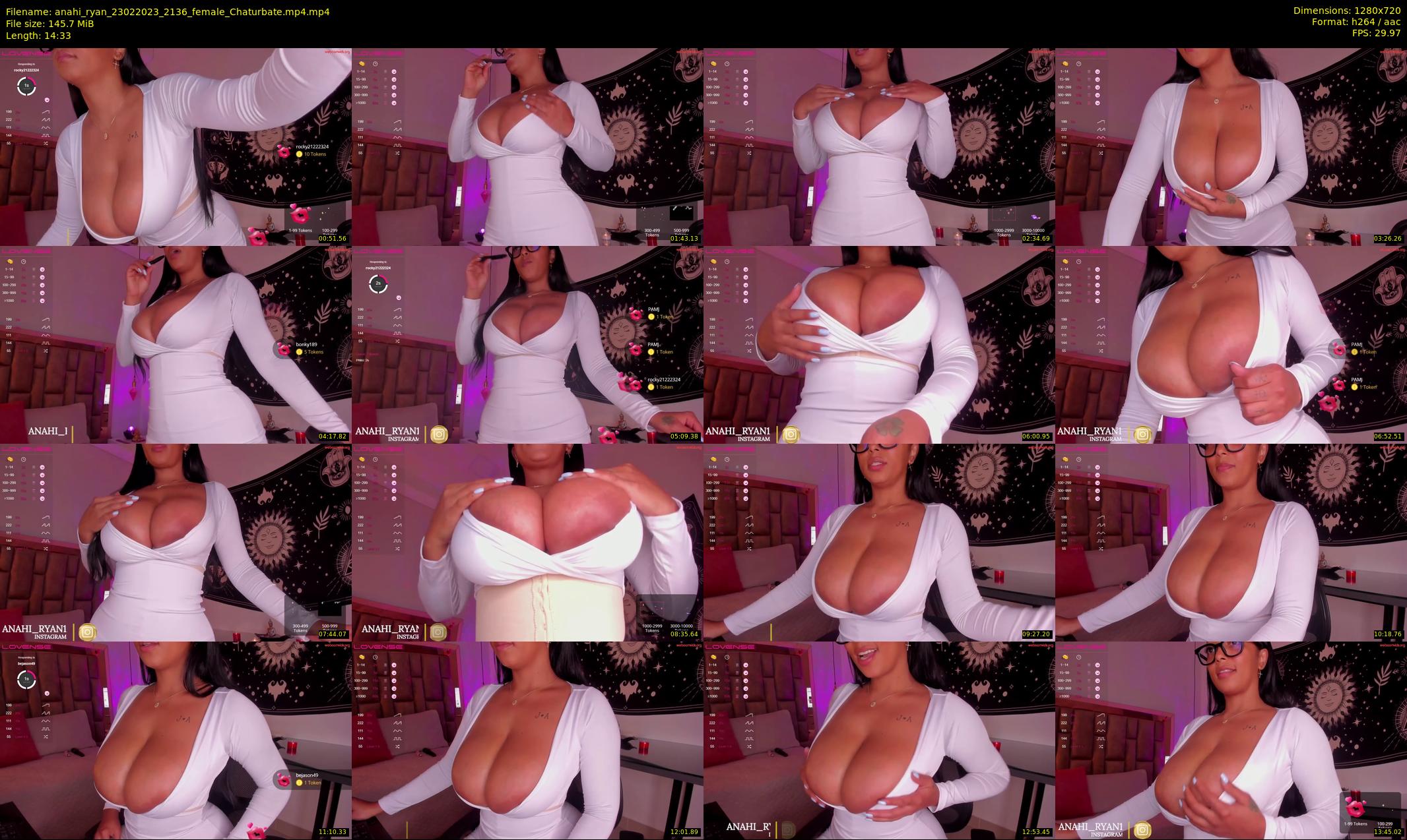 anahi_ryan — 15 minute Chaturbate female cam show recording, 720p, Feb 23, 2023