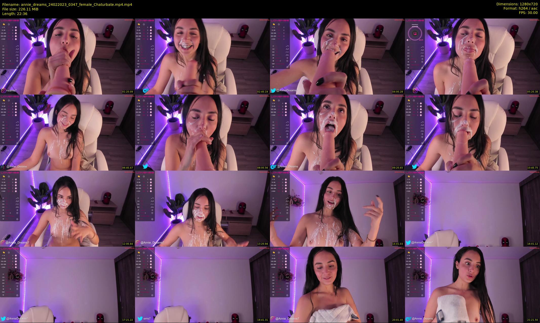 annie_dreams — 23 minute Chaturbate female cam show recording, 720p, Feb 24, 2023