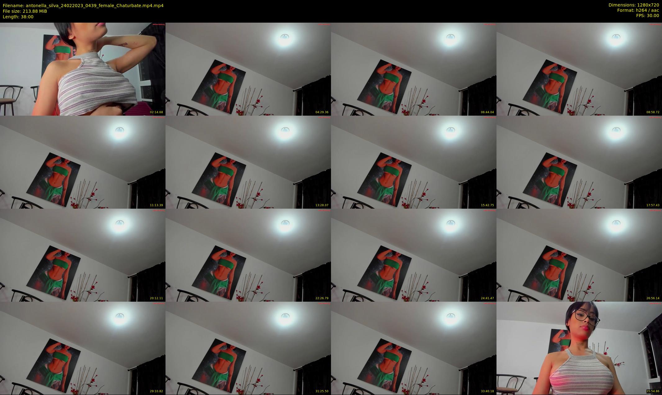 antonella_silva — 38 minute Chaturbate female cam show recording, 720p, Feb 24, 2023