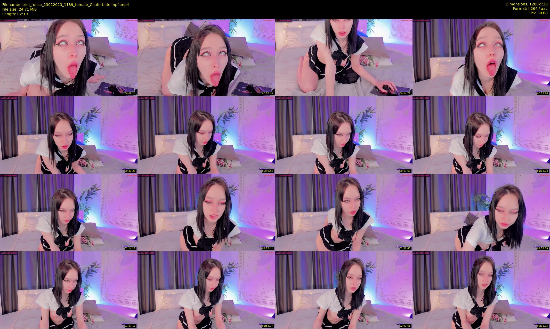 ariel_rouse — 3 minute Chaturbate female cam show recording, 720p, Feb 23, 2023