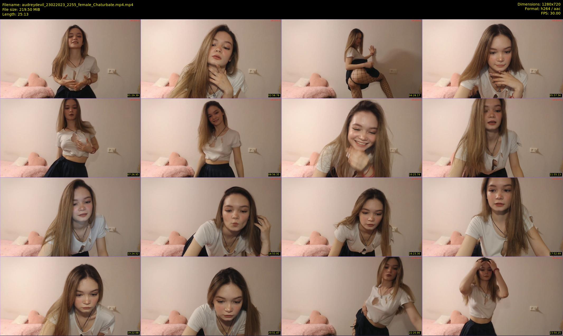 audreydevil — 26 minute Chaturbate female cam show recording, 720p, Feb 23, 2023
