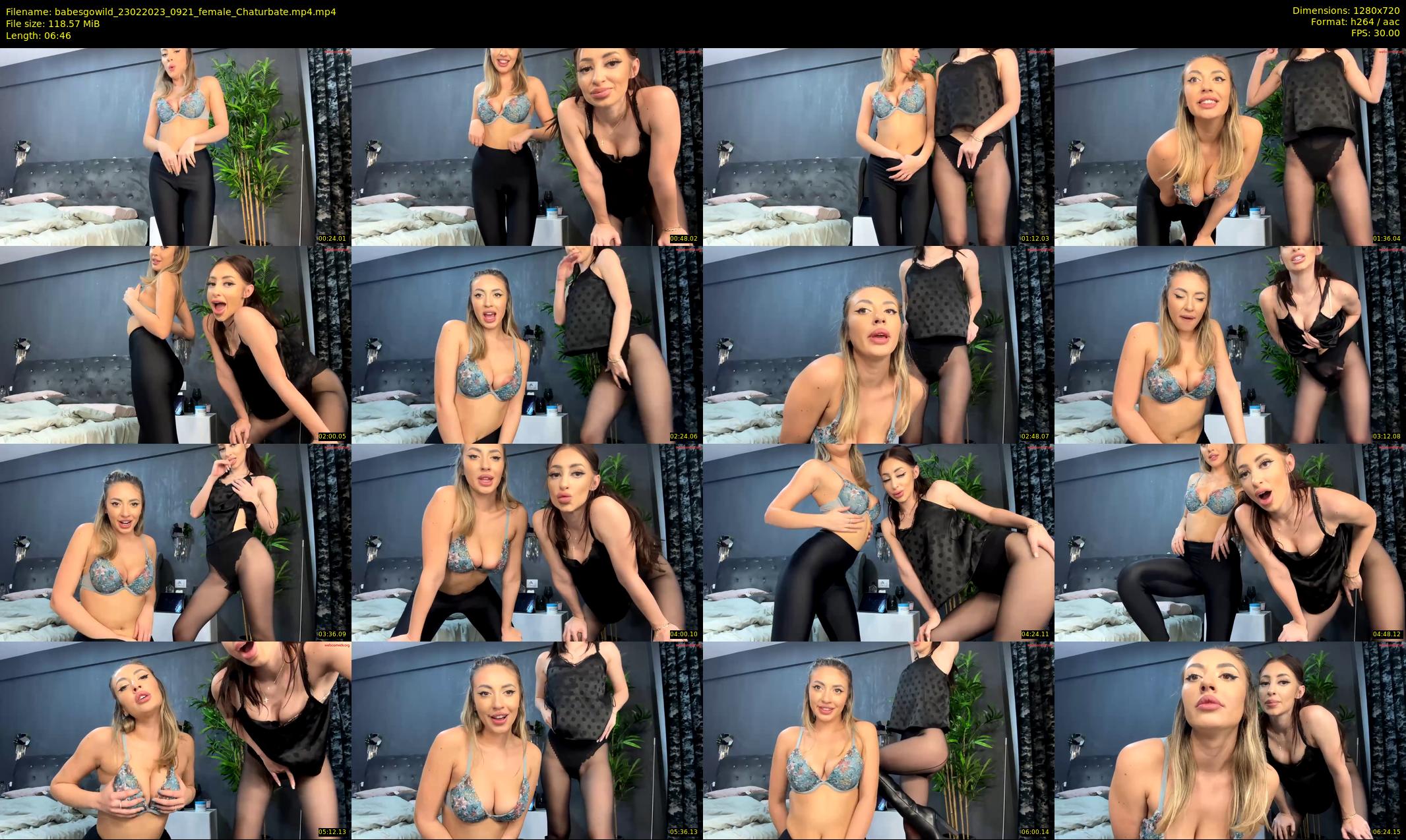 babesgowild — 7 minute Chaturbate couple cam show recording, 720p, Feb 23, 2023