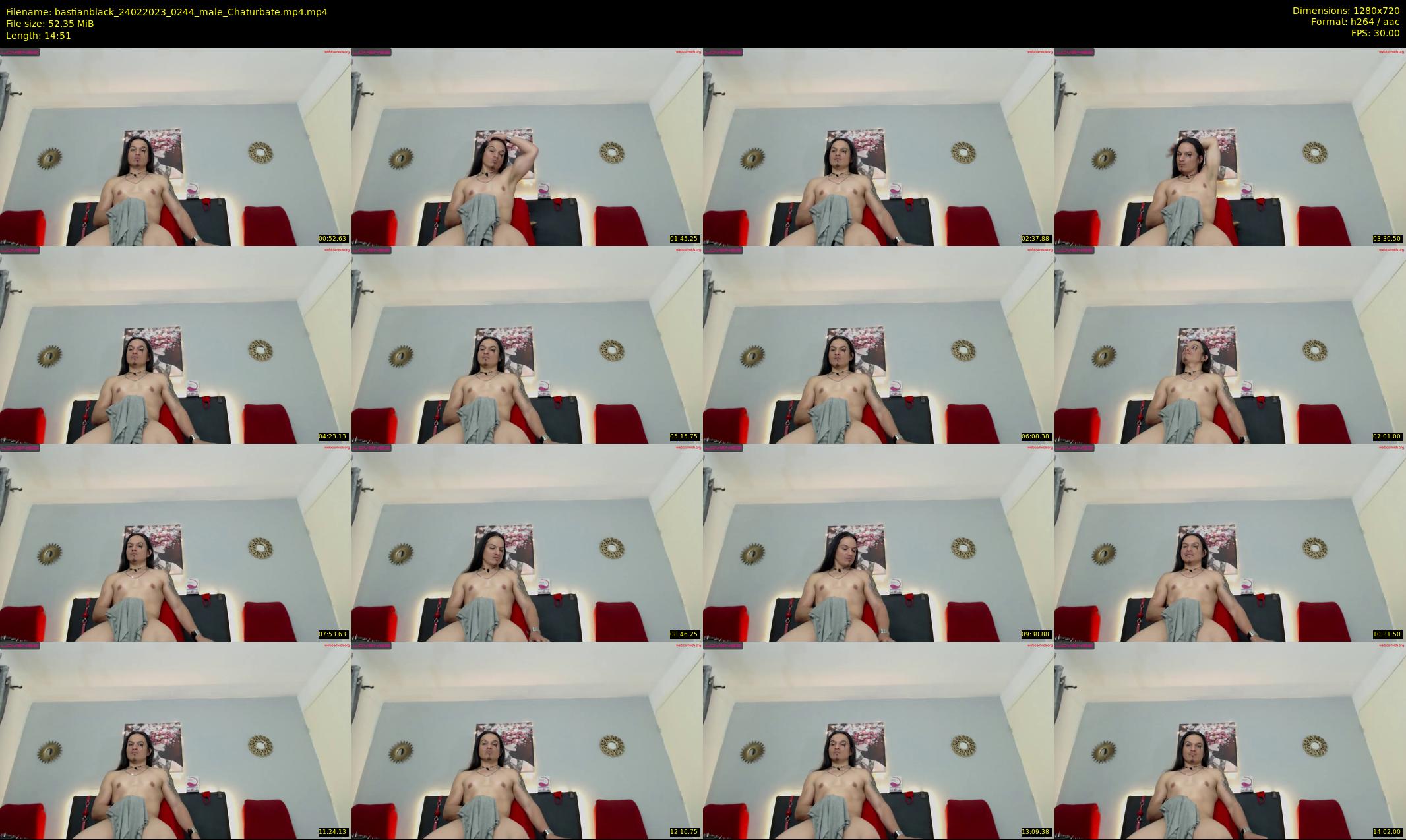 bastianblack — 15 minute Chaturbate male cam show recording, 720p, Feb 24, 2023