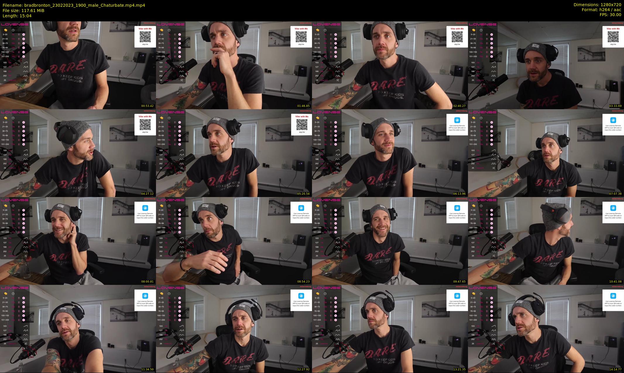 bradbronton — 16 minute Chaturbate male cam show recording, 720p, Feb 23, 2023