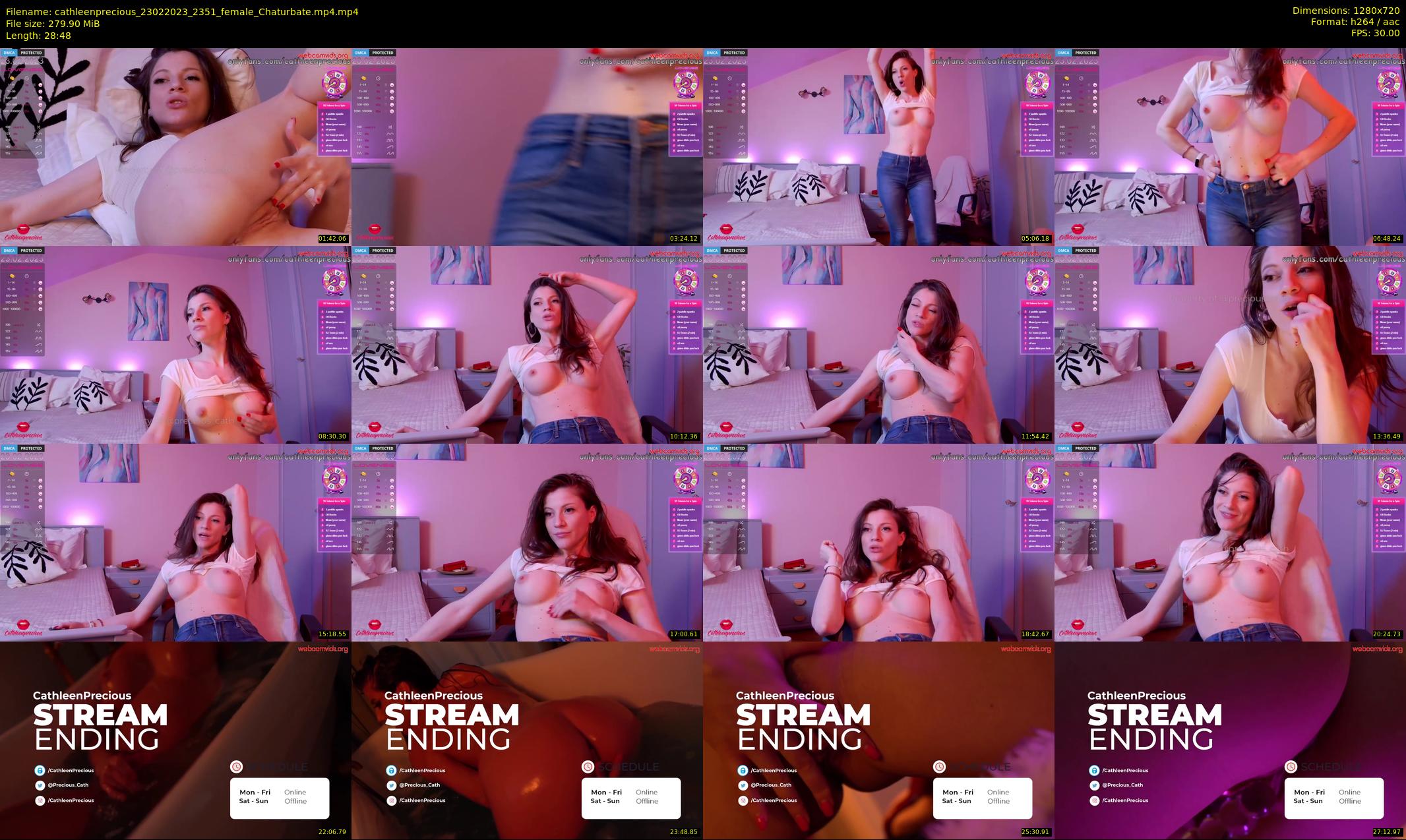 cathleenprecious — 29 minute Chaturbate female cam show recording, 720p, Feb 23, 2023