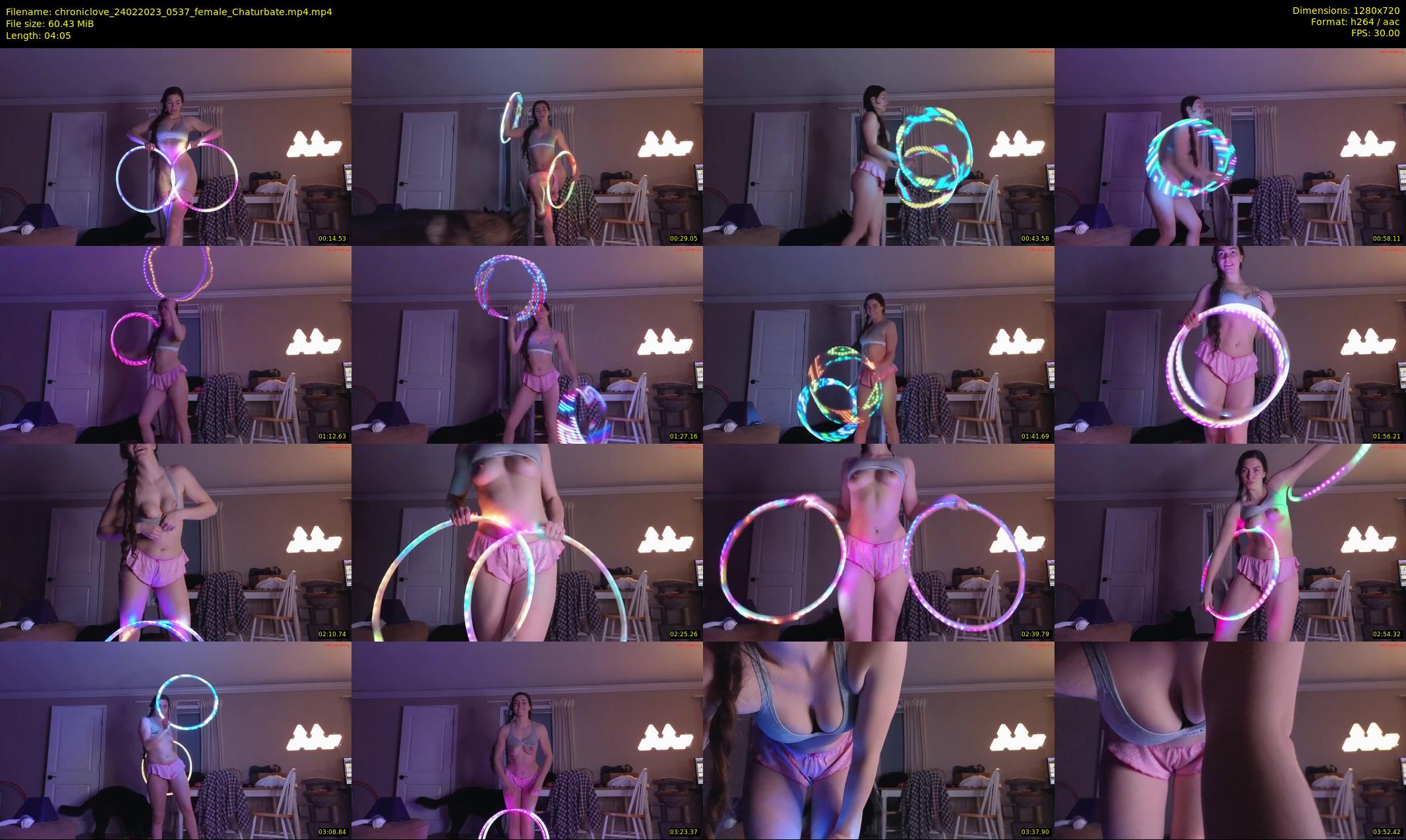chroniclove — 5 minute Chaturbate female cam show recording, 720p, Feb 24, 2023