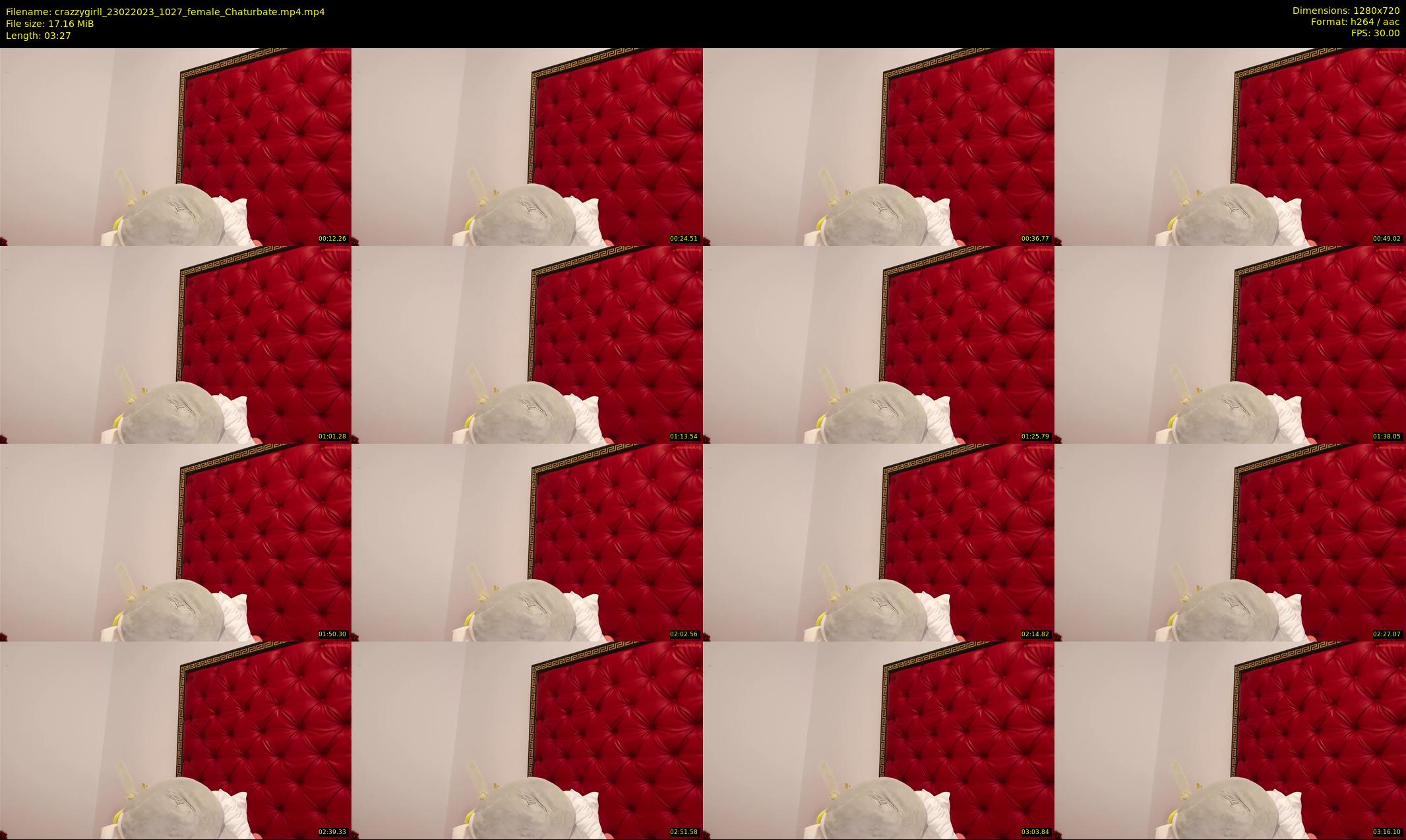 crazzygirll — 4 minute Chaturbate female cam show recording, 720p, Feb 23, 2023