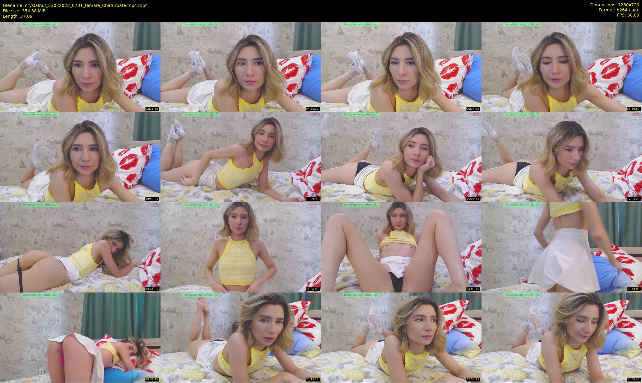crystalnut — 38 minute Chaturbate female cam show recording, 720p, Feb 23, 2023