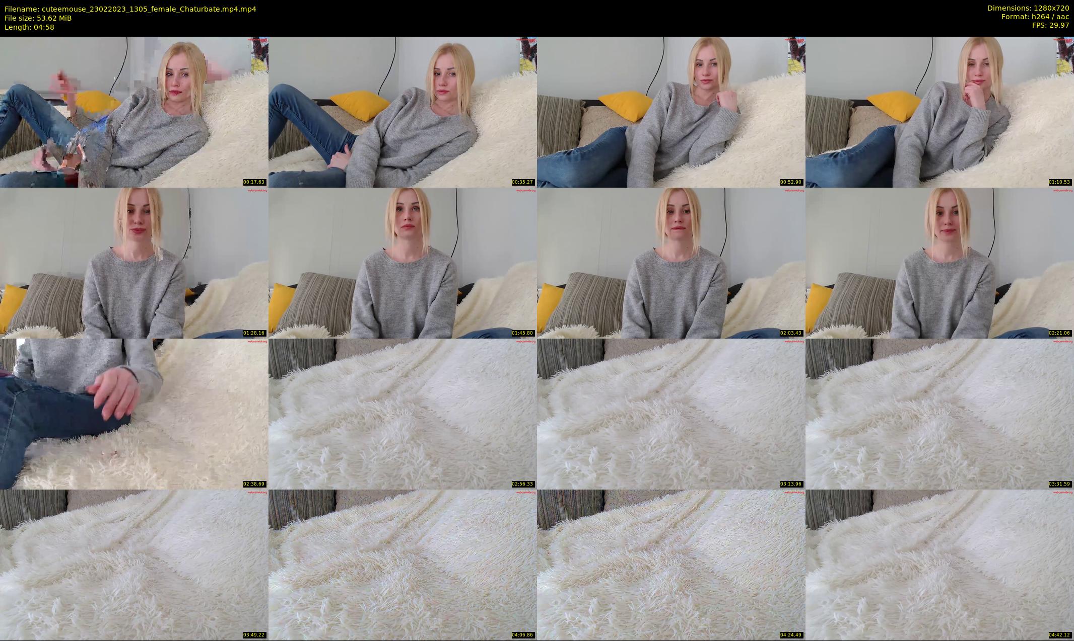cuteemouse — 5 minute Chaturbate female cam show recording, 720p, Feb 23, 2023