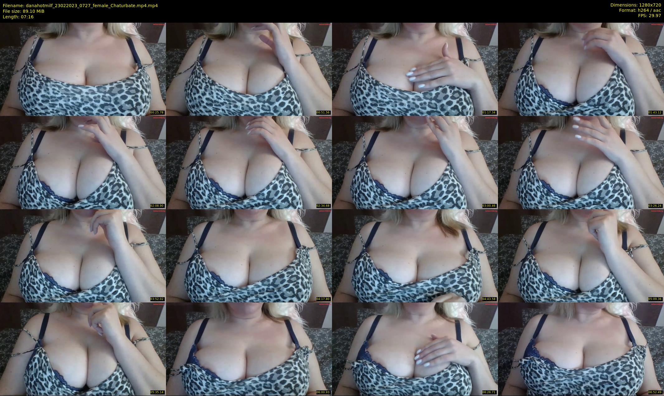 danahotmilf — 8 minute Chaturbate female cam show recording, 720p, Feb 23, 2023