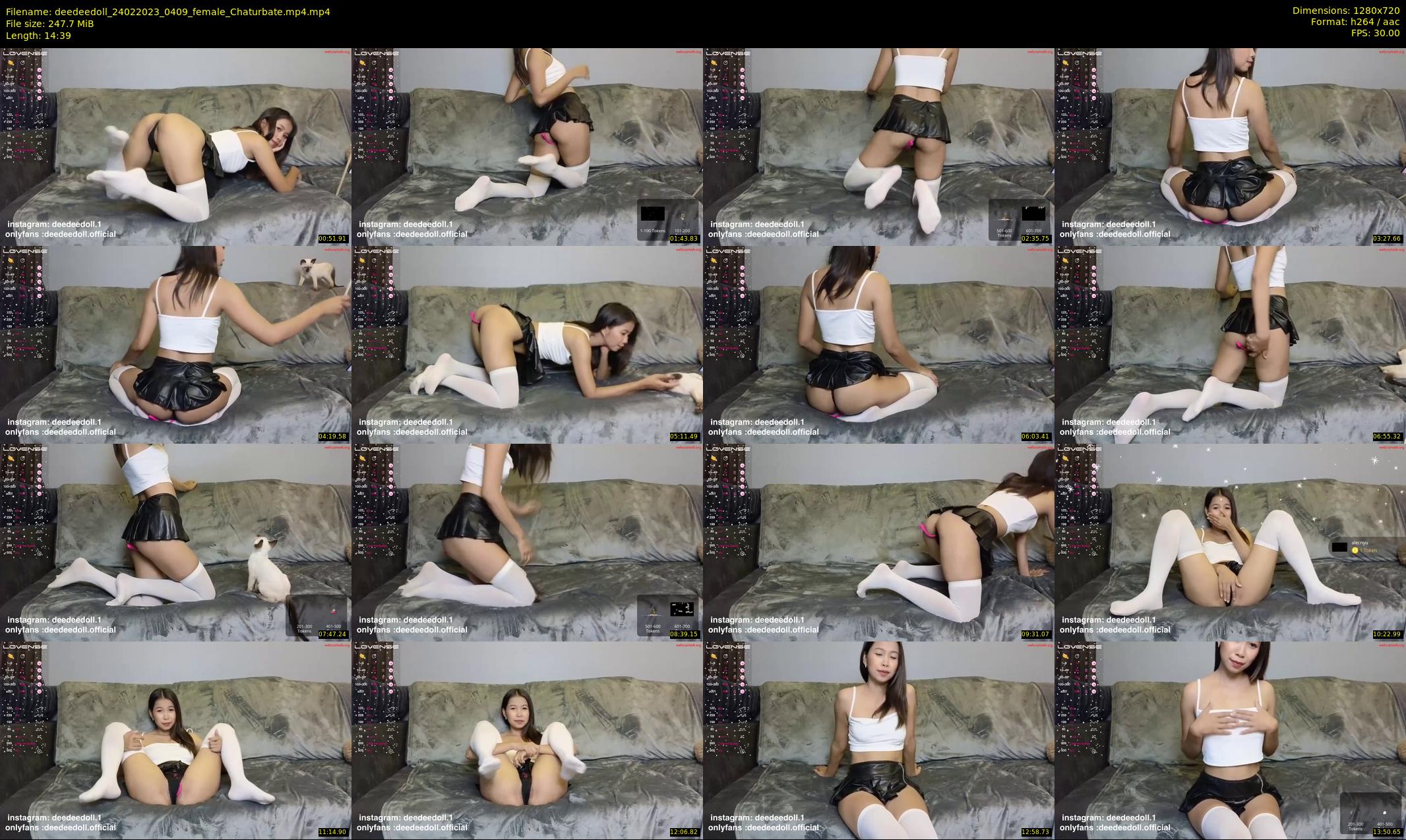 deedeedoll — 15 minute Chaturbate female cam show recording, 720p, Feb 24, 2023