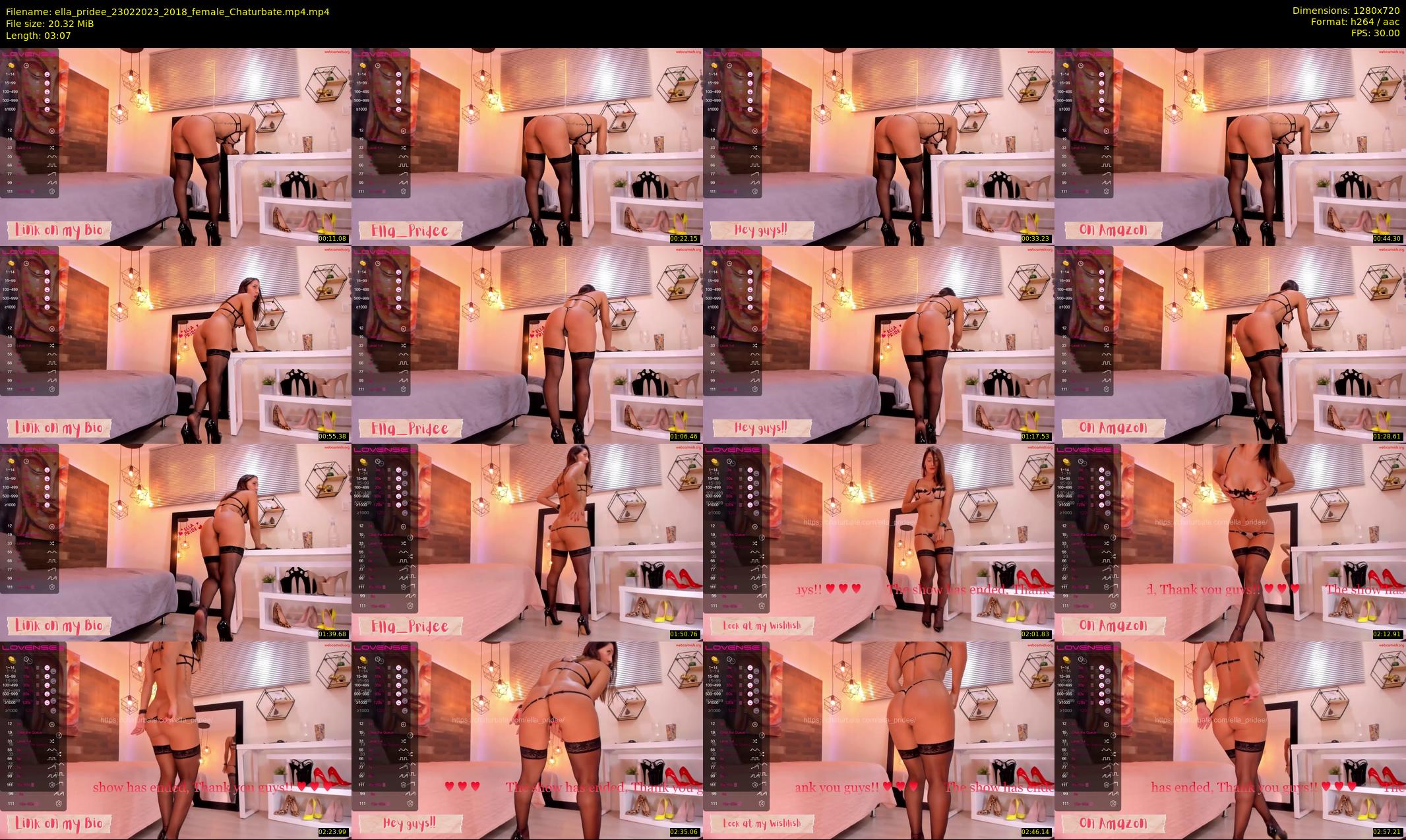 ella_pridee — 4 minute Chaturbate female cam show recording, 720p, Feb 23, 2023