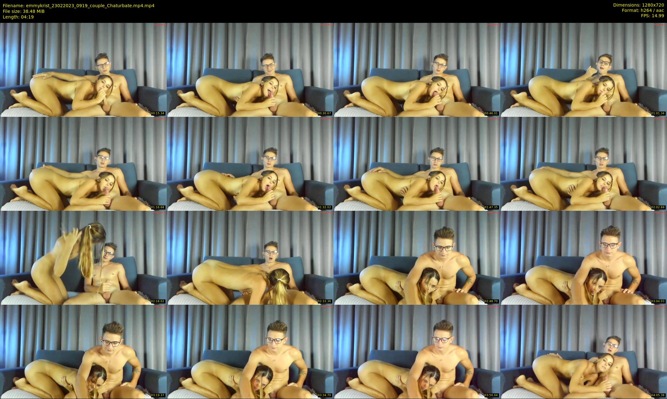 emmykrist — 5 minute Chaturbate couple cam show recording, 720p, Feb 23, 2023