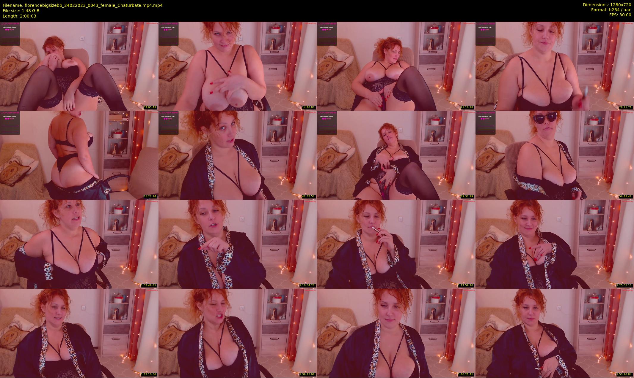 florencebigsizebb — 121 minute Chaturbate female cam show recording, 720p, Feb 24, 2023
