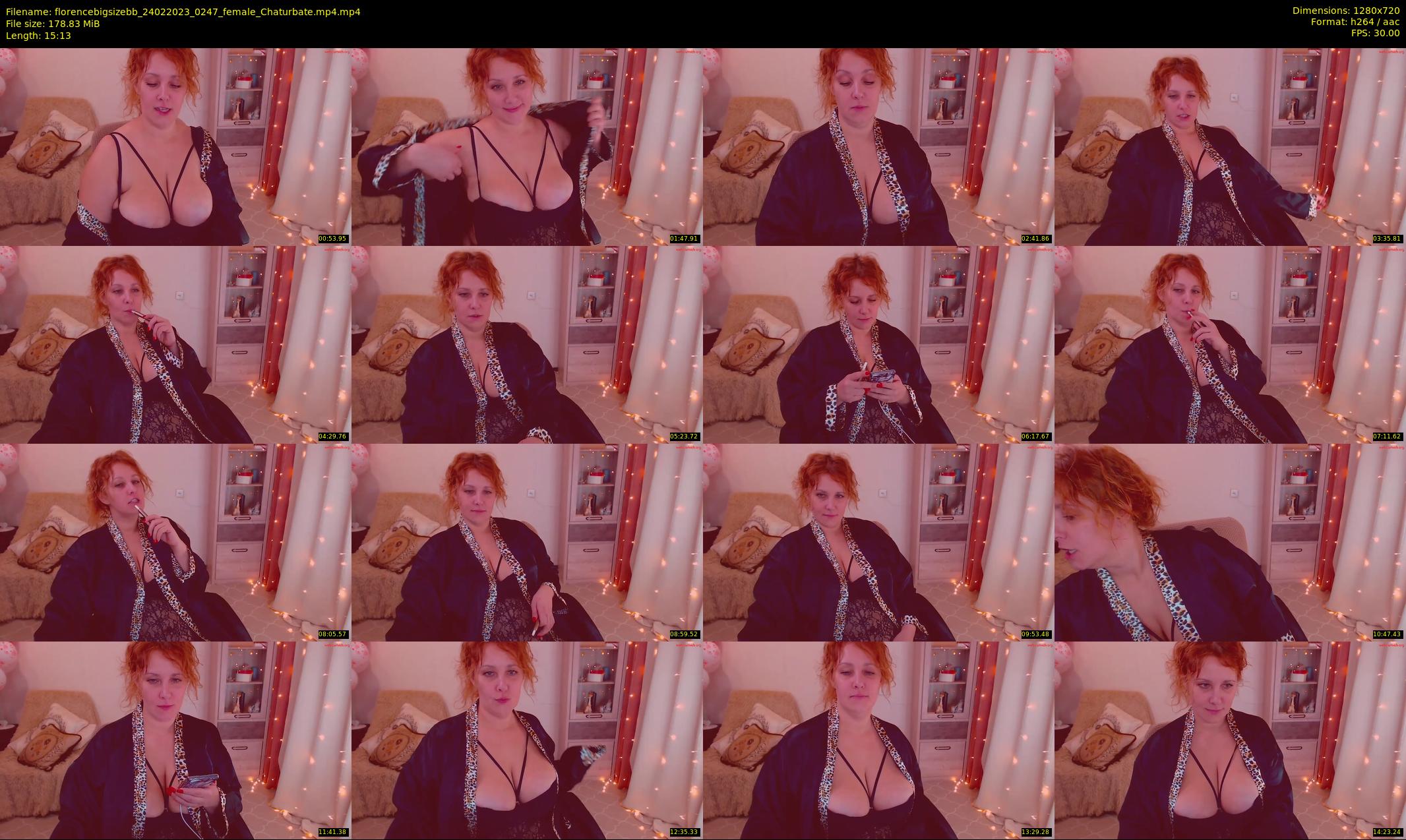 florencebigsizebb — 16 minute Chaturbate female cam show recording, 720p, Feb 24, 2023
