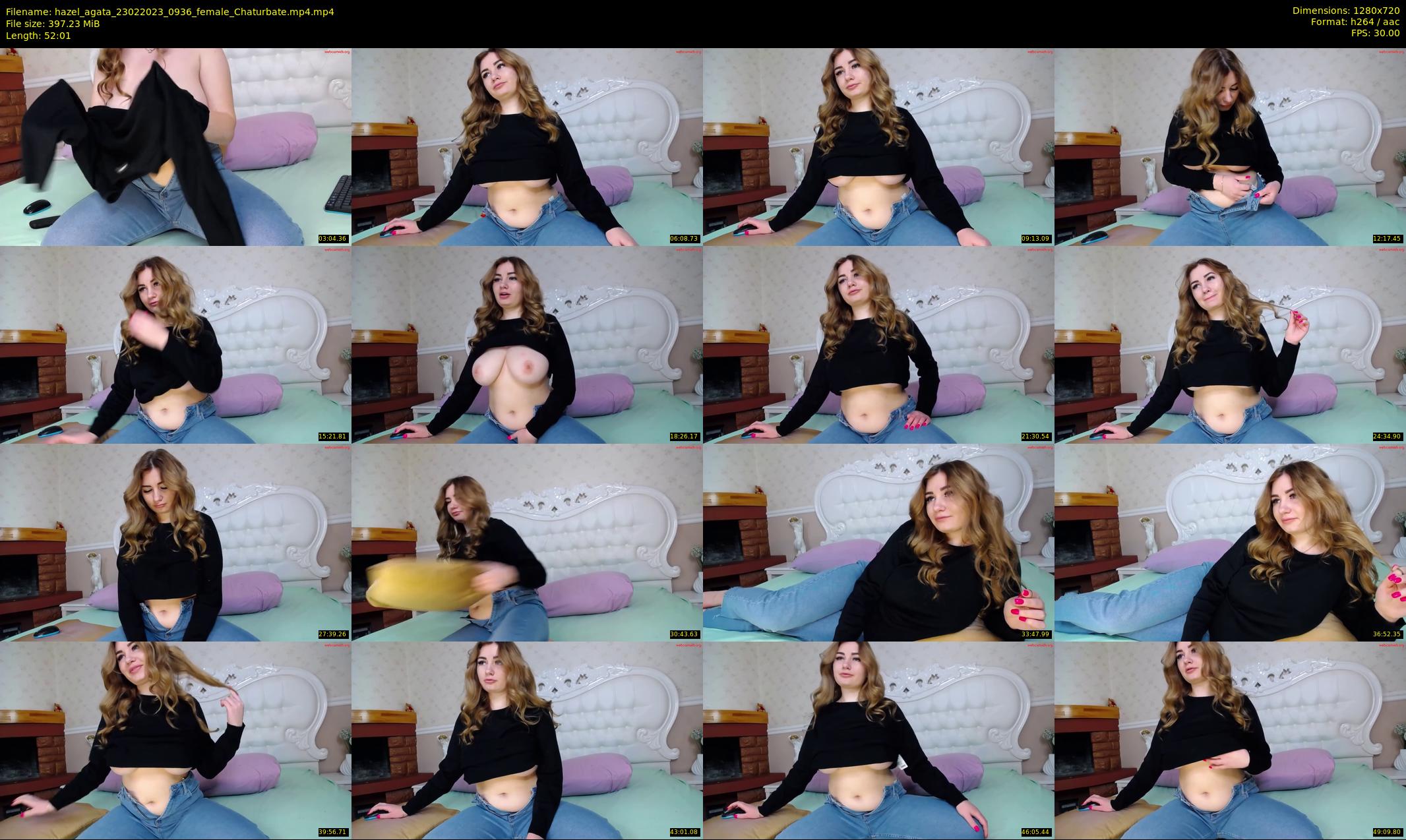 hazel_agata — 53 minute Chaturbate female cam show recording, 720p, Feb 23, 2023