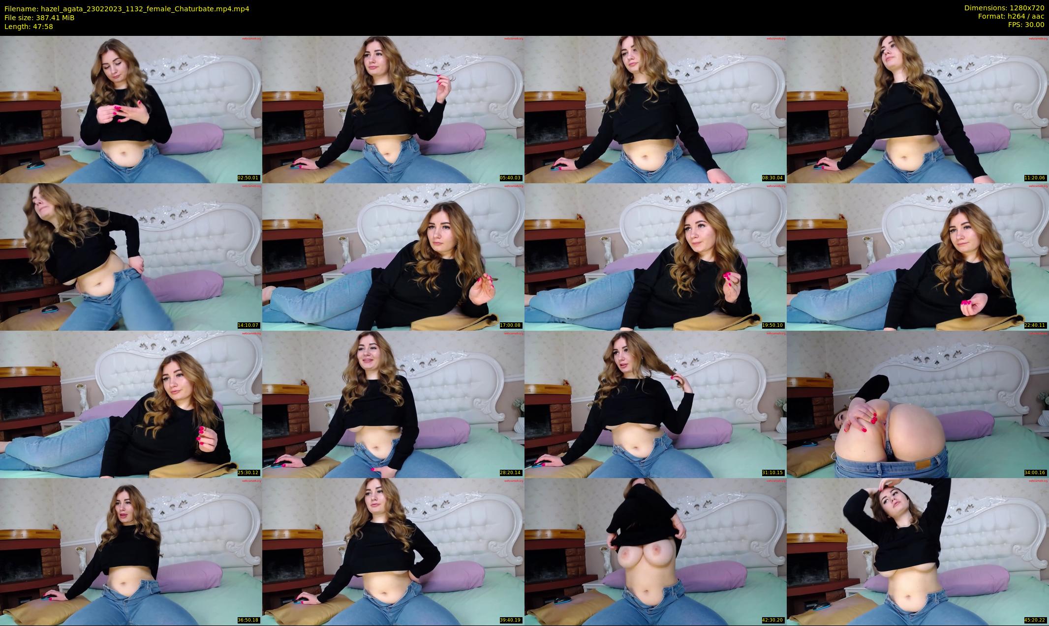 hazel_agata — 48 minute Chaturbate female cam show recording, 720p, Feb 23, 2023
