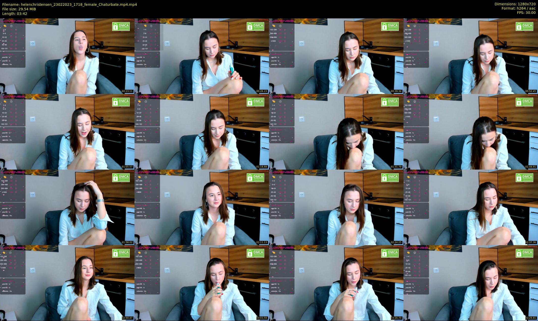 helenchristensen — 4 minute Chaturbate female cam show recording, 720p, Feb 23, 2023