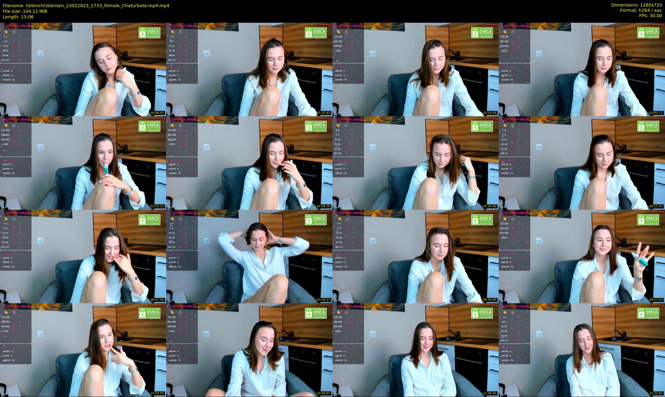 helenchristensen — 14 minute Chaturbate female cam show recording, 720p, Feb 23, 2023