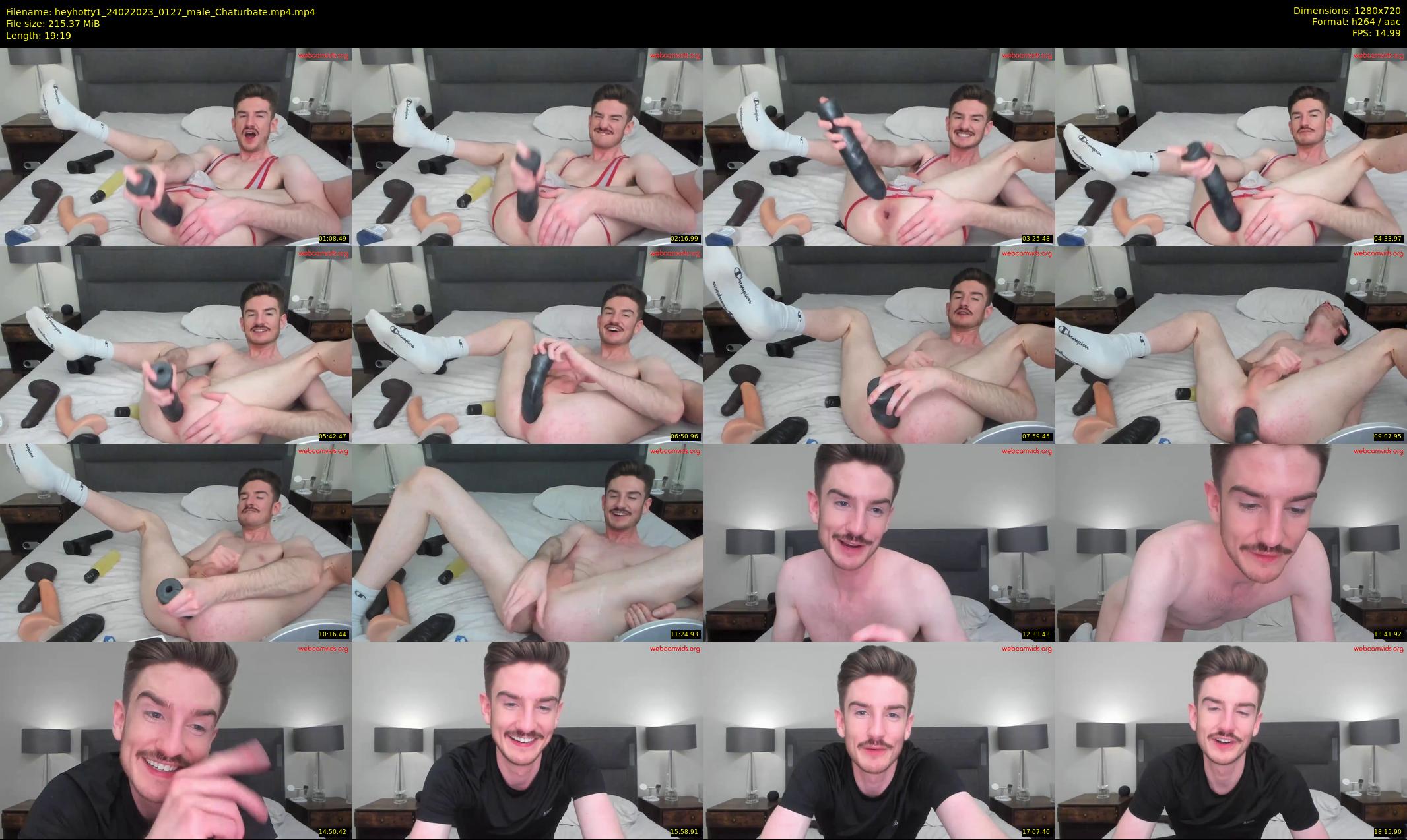 heyhotty1 — 20 minute Chaturbate male cam show recording, 720p, Feb 24, 2023