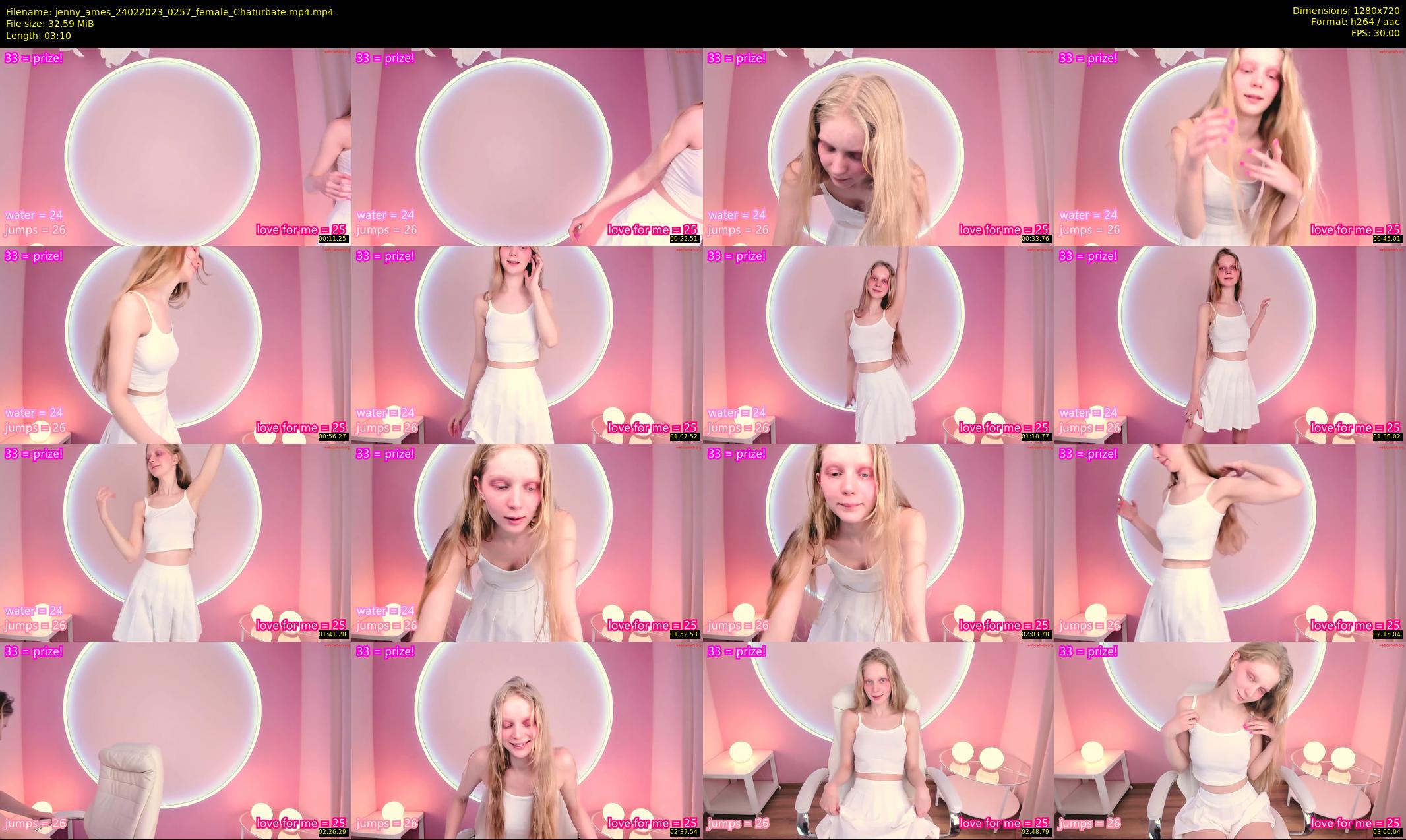 jenny_ames — 4 minute Chaturbate female cam show recording, 720p, Feb 24, 2023