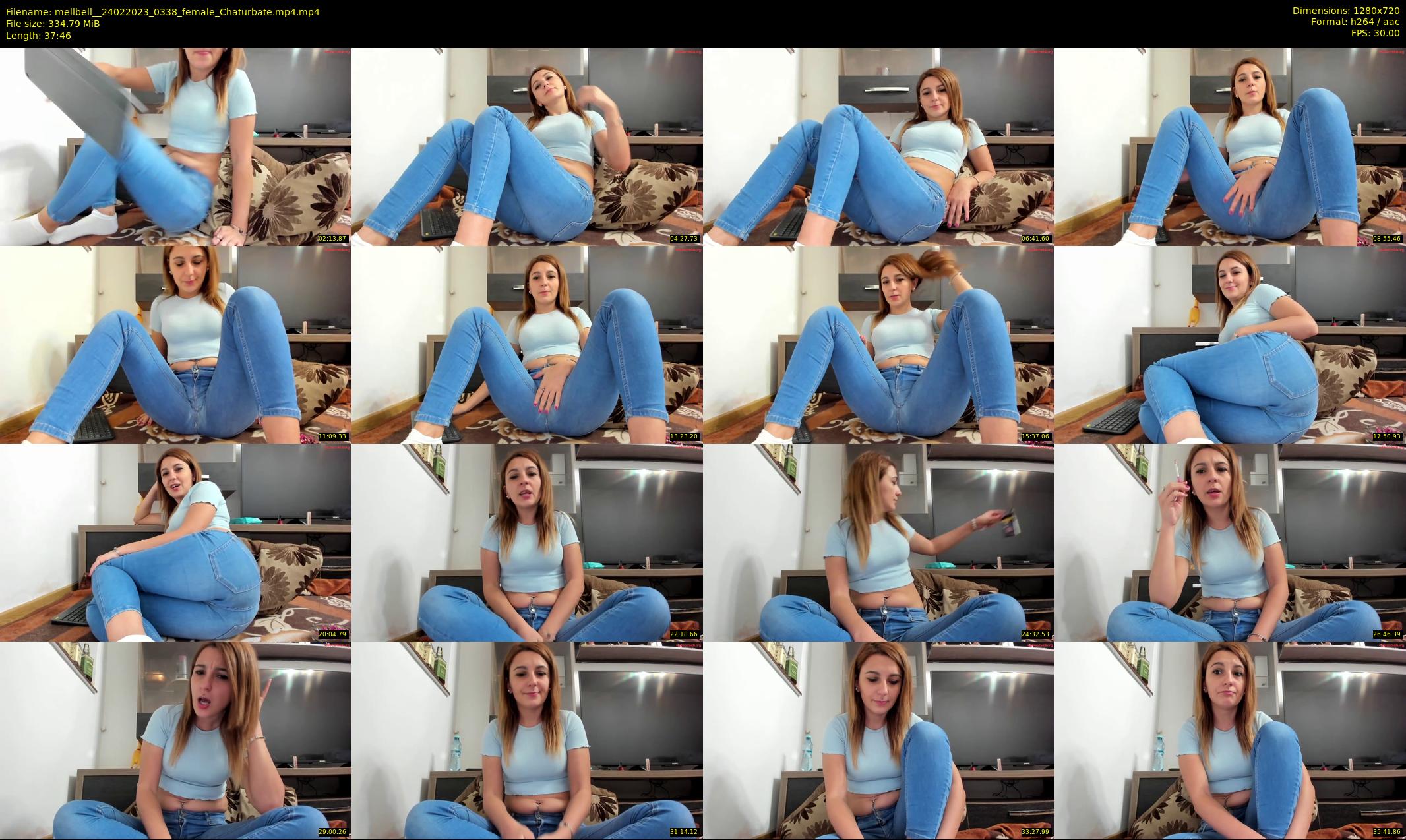 mellbell_ — 38 minute Chaturbate female cam show recording, 720p, Feb 24, 2023
