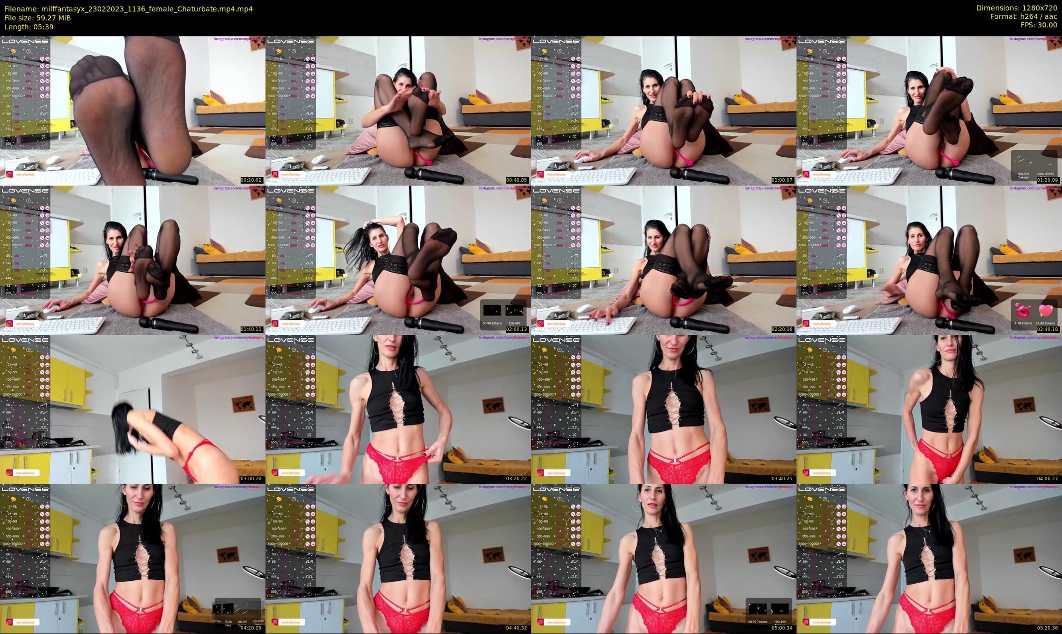 milffantasyx — 6 minute Chaturbate female cam show recording, 720p, Feb 23, 2023