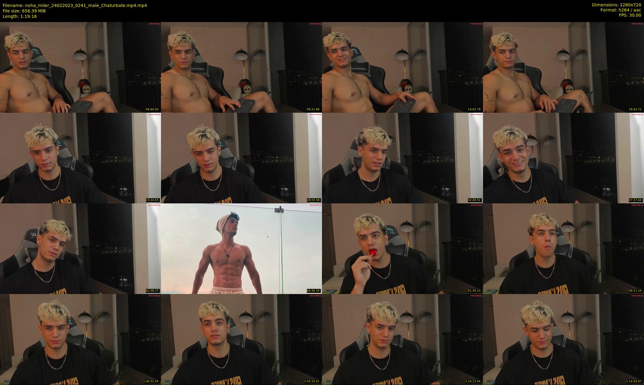 noha_miler — 80 minute Chaturbate male cam show recording, 720p, Feb 24, 2023