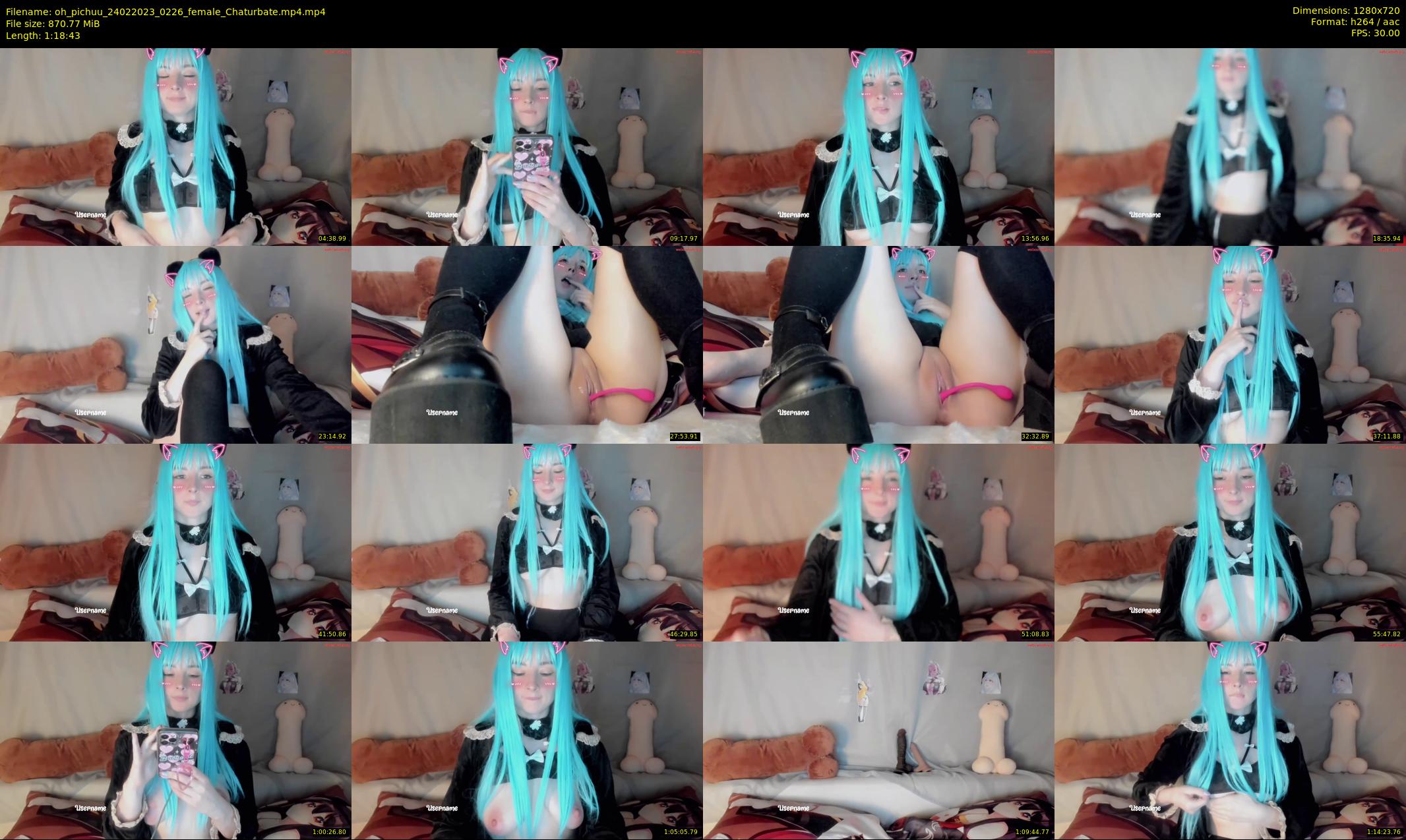 oh_pichuu — 79 minute Chaturbate female cam show recording, 720p, Feb 24, 2023