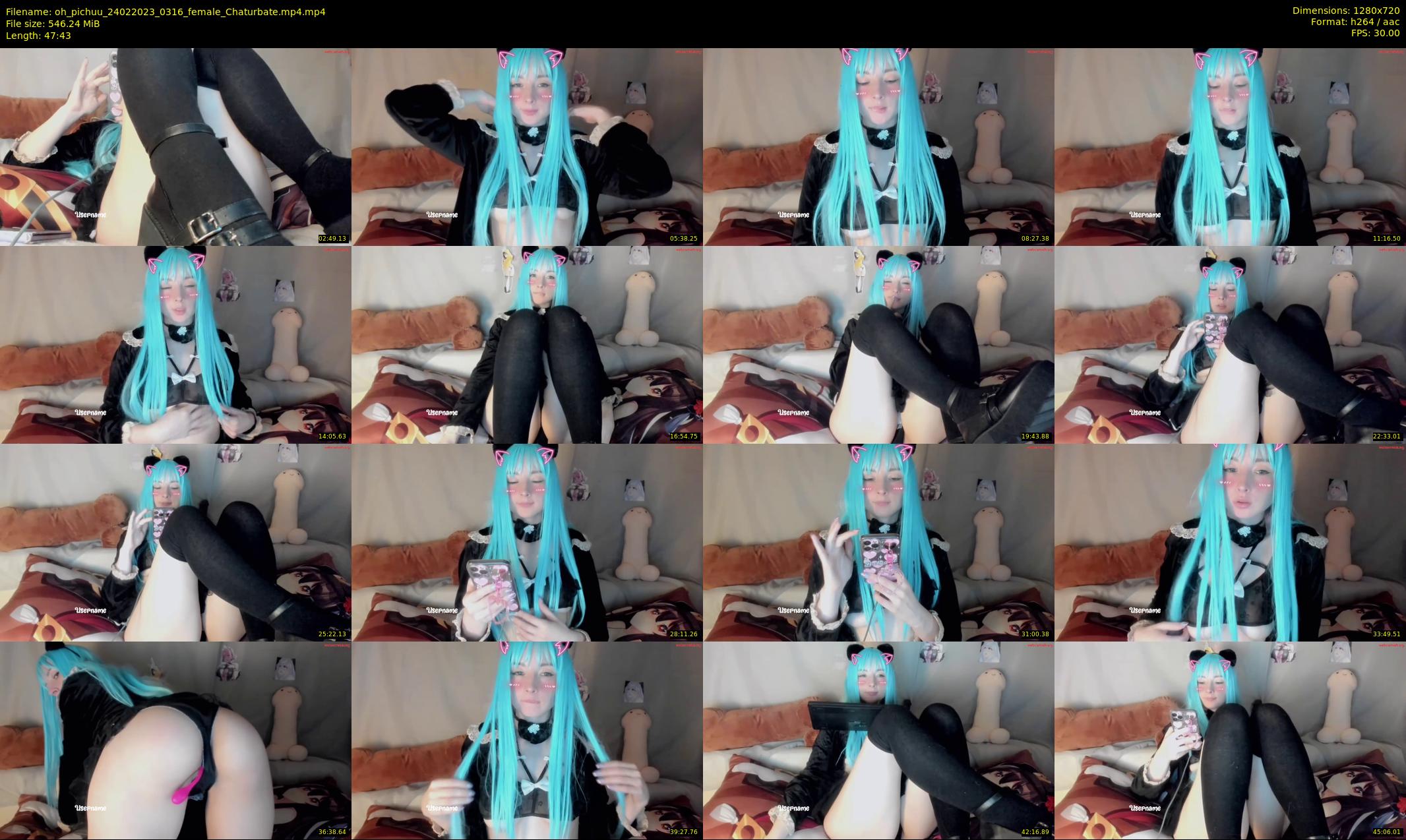 oh_pichuu — 48 minute Chaturbate female cam show recording, 720p, Feb 24, 2023