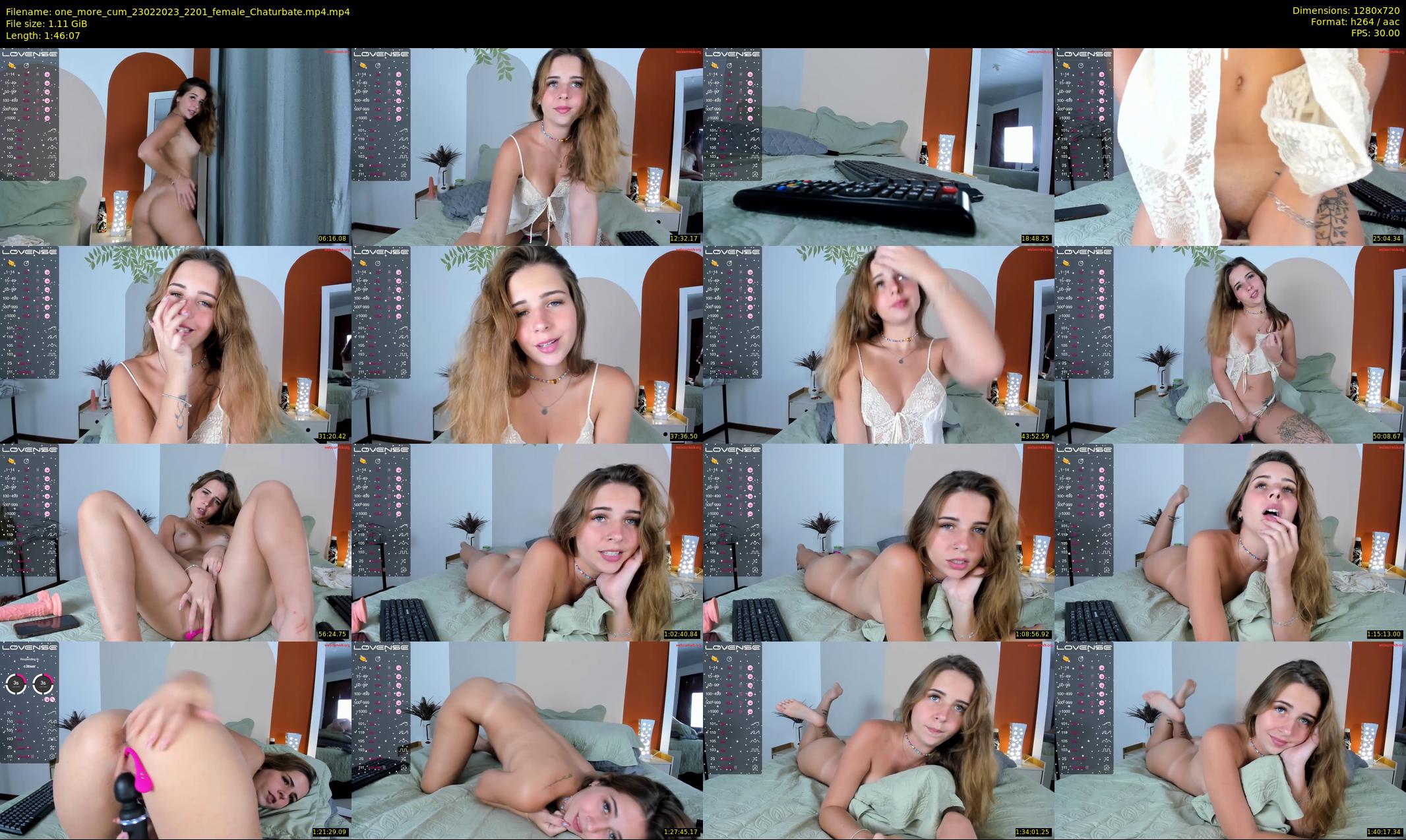 one_more_cum — 107 minute Chaturbate couple cam show recording, 720p, Feb 23, 2023