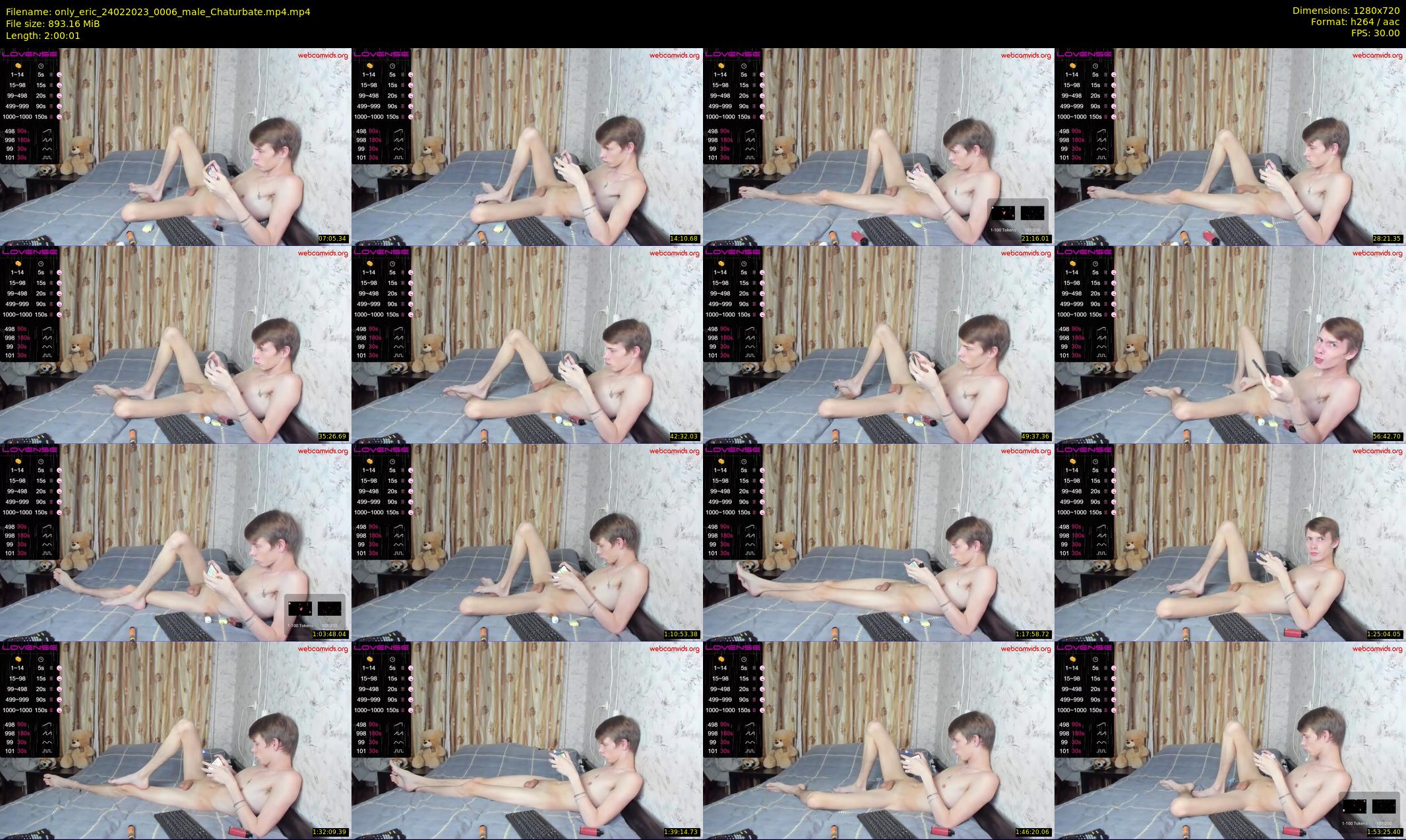 only_eric — 121 minute Chaturbate male cam show recording, 720p, Feb 24, 2023